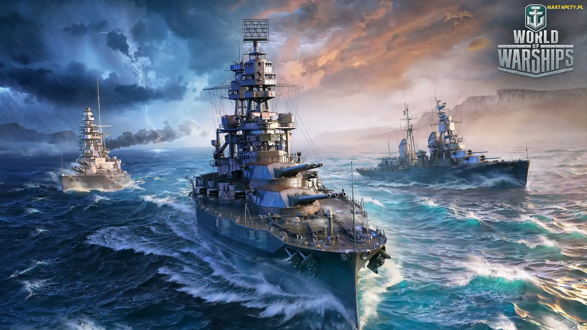 Gra, Okręty, World of Warships, Morze