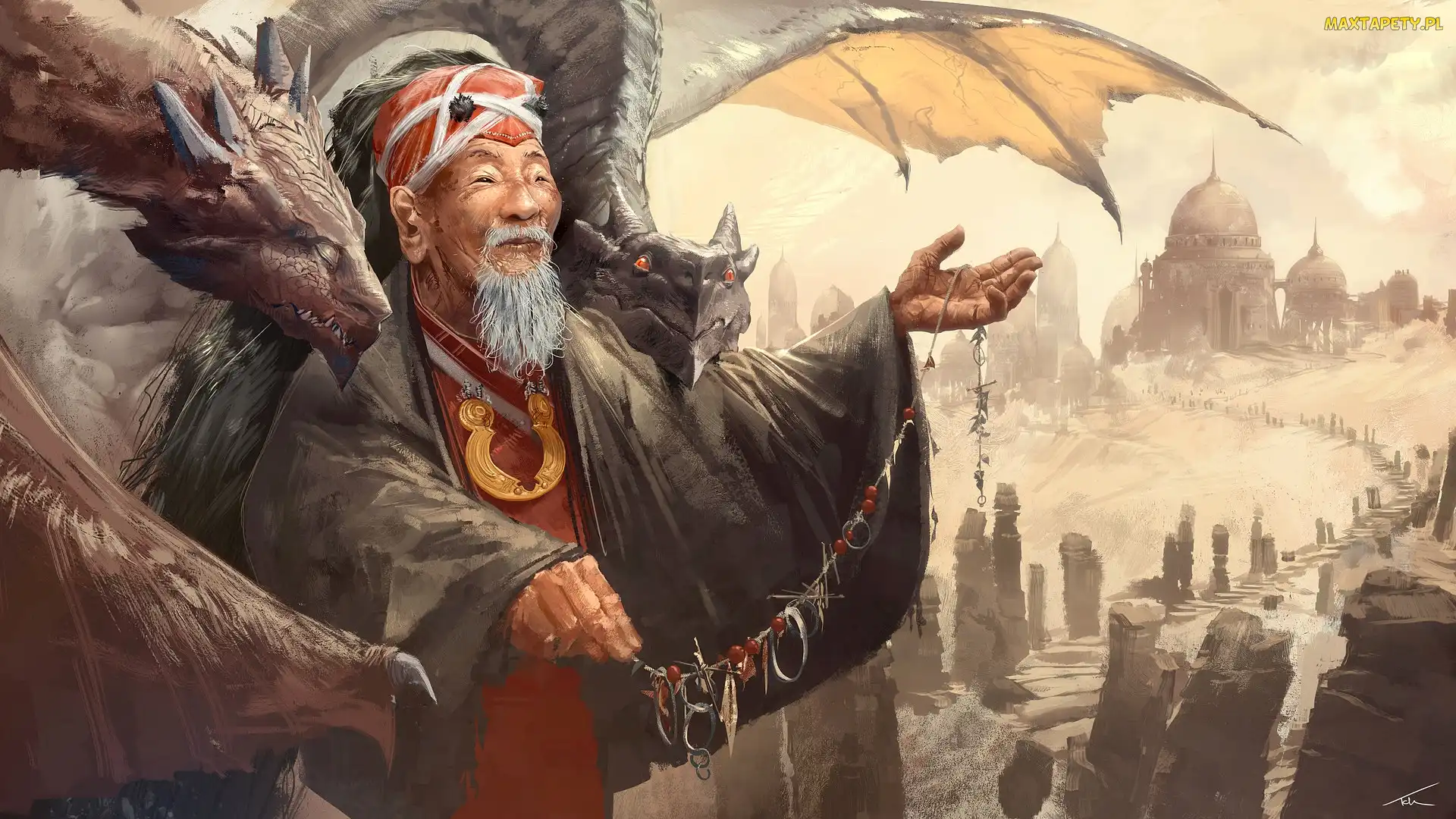 Mężczyzna, Smoki, Fantasy