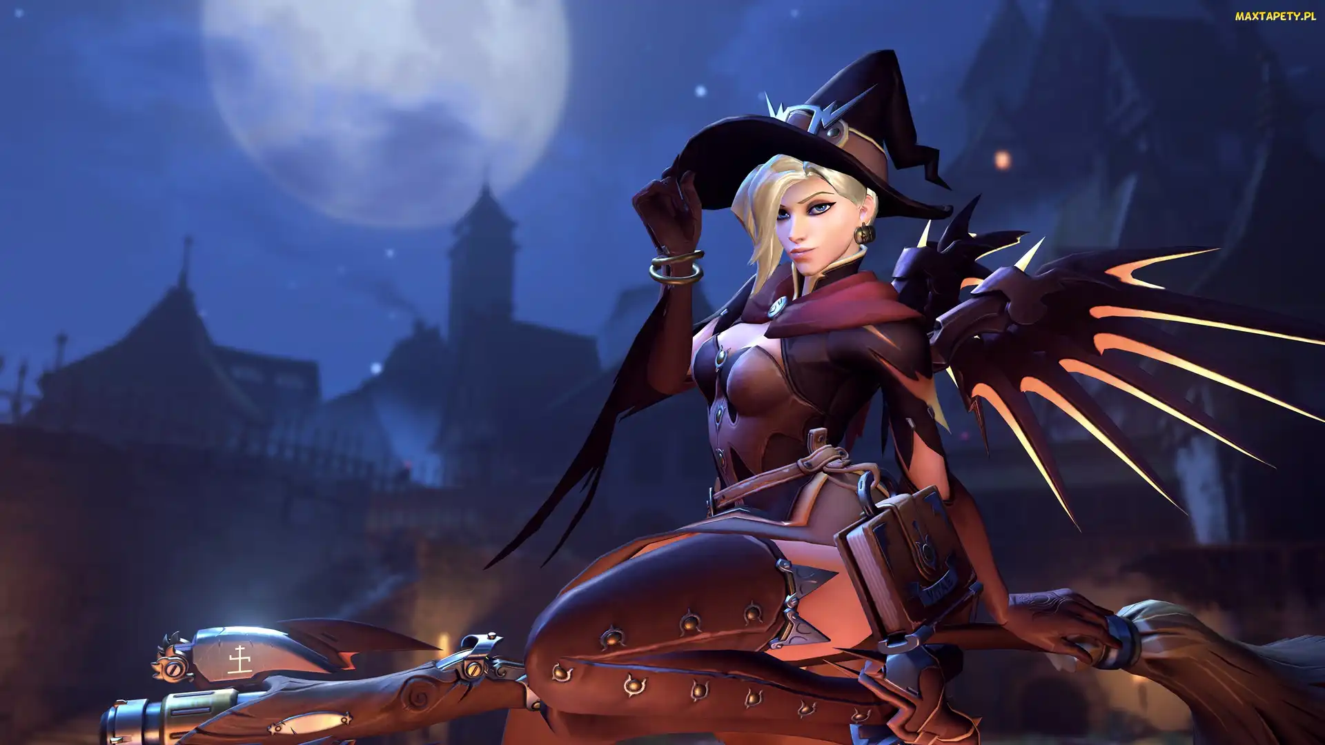 Overwatch, Halloween, Uzdrowicielka, Mercy - Dr Angela Ziegler, Gra