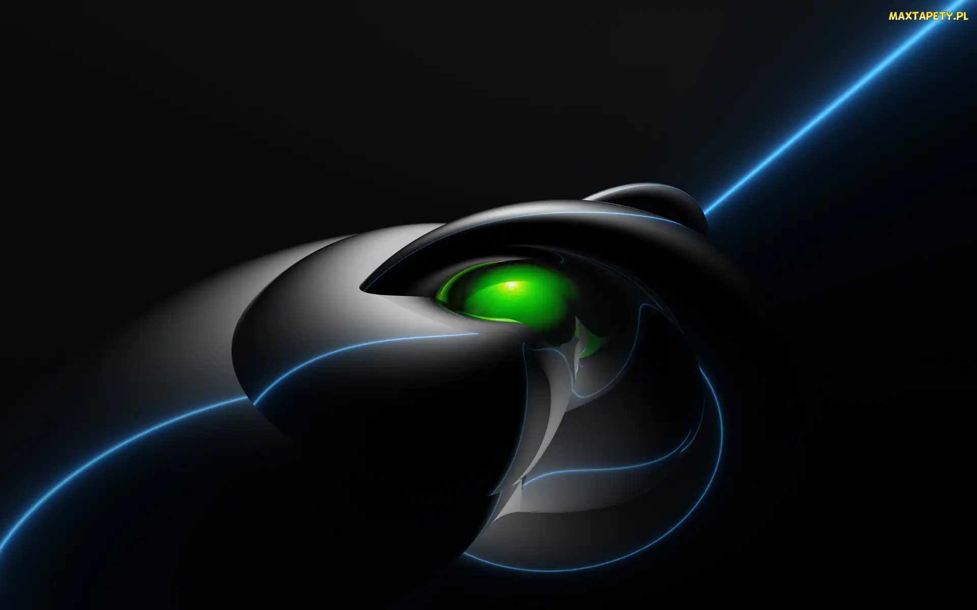 Zielone, Oczko, Grafika 3D