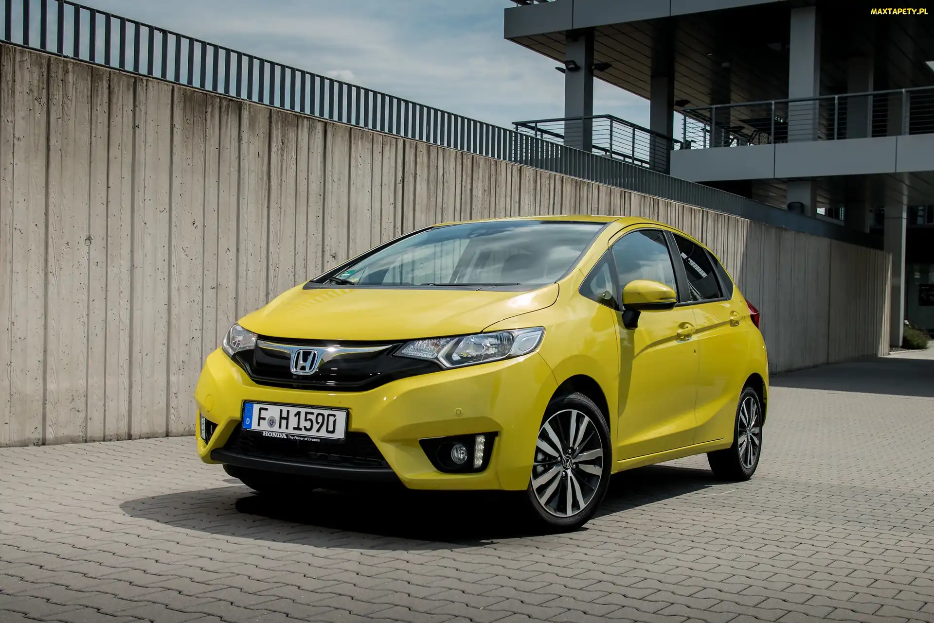 Żółta, 2018, Honda Jazz