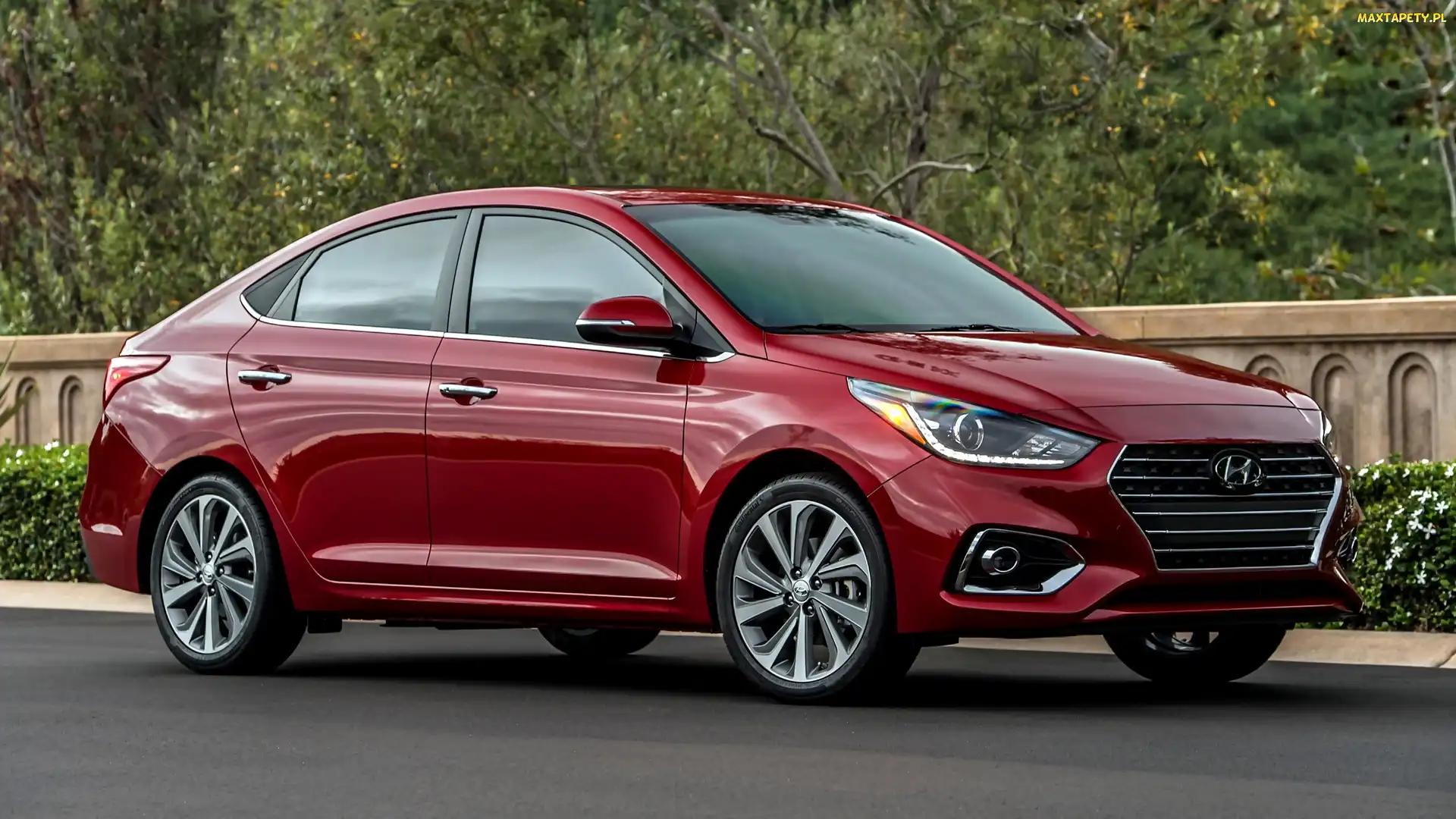 Hyundai Accent, 2018, Czerwony