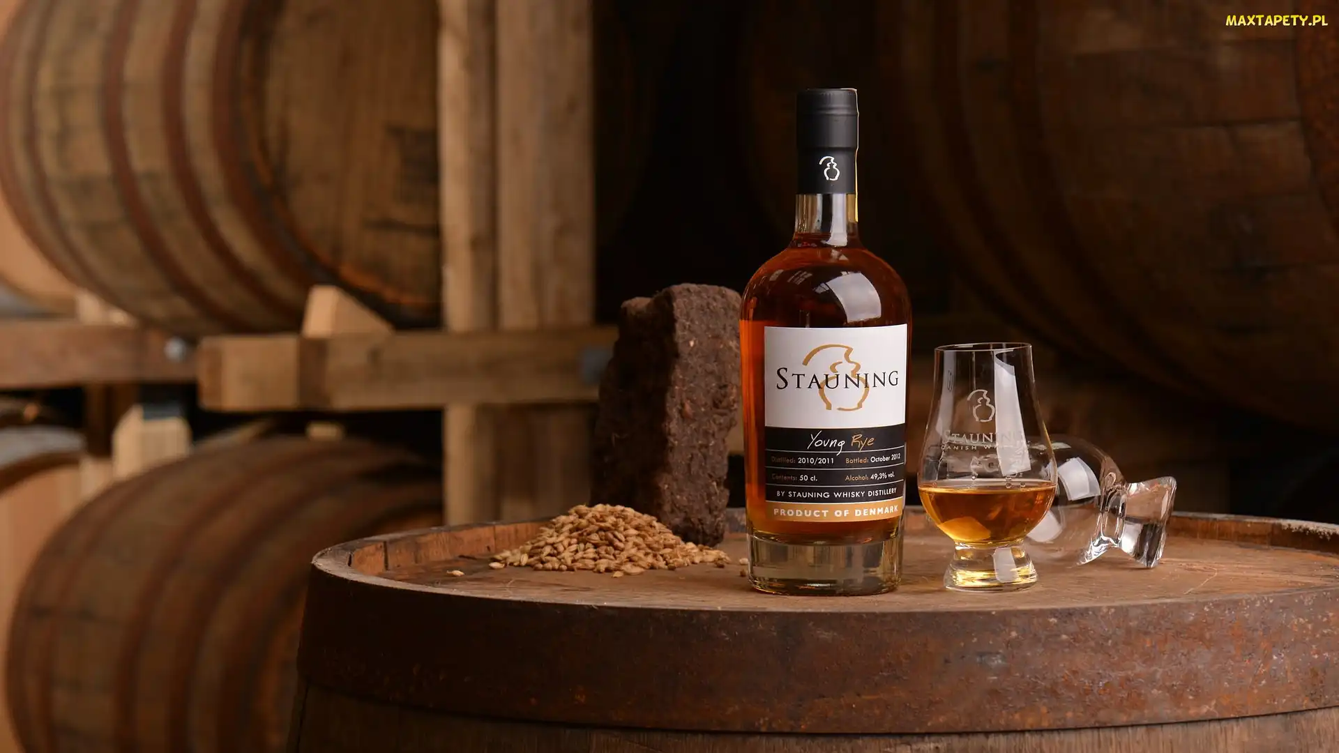 Whisky, Kieliszki, Stauning Young Rye