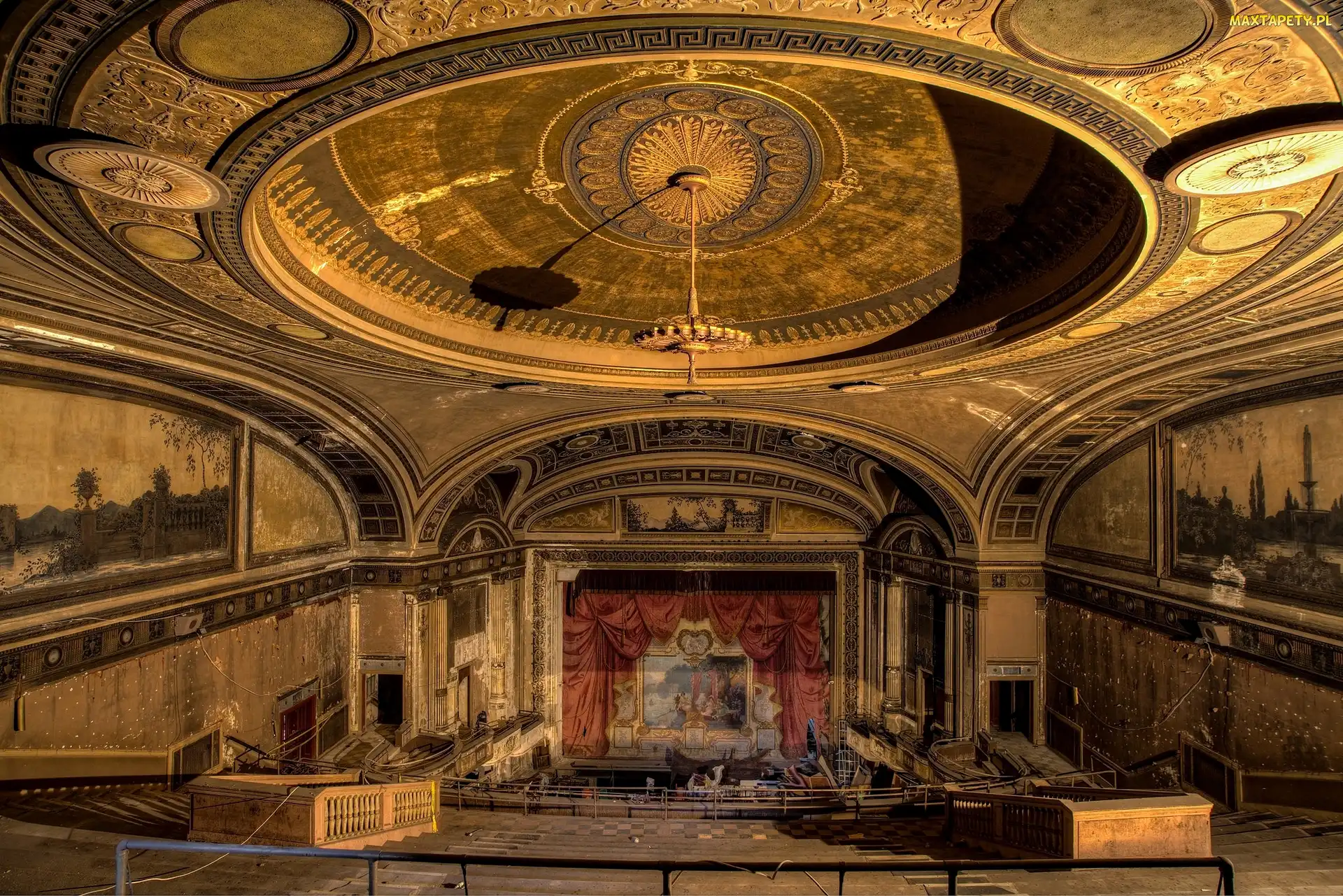 Stany Zjednoczone, Stan Connecticut, Scena, Teatr Palace & Majestic Theaters, Zaniedbana, Bridgeport