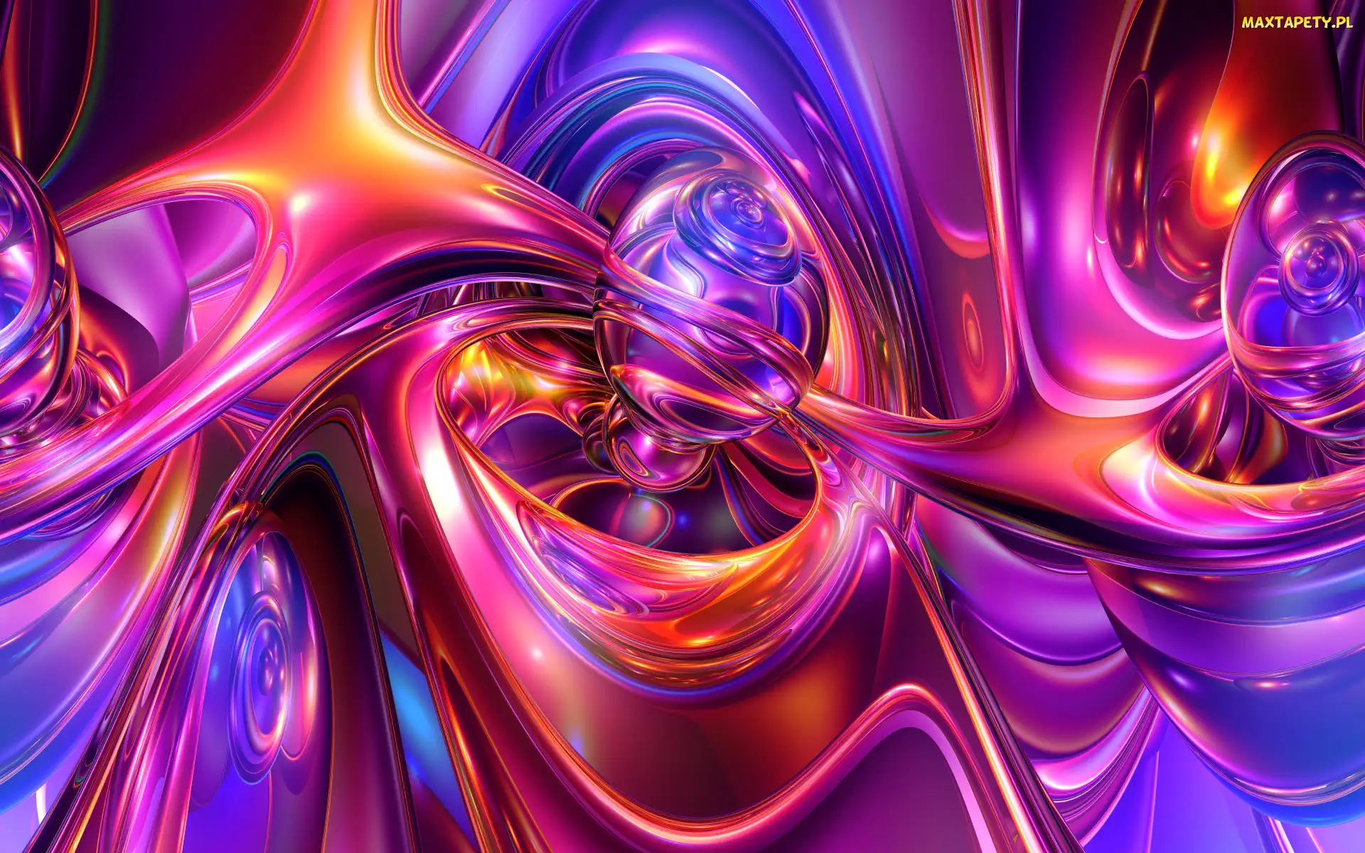 Tunele, Kolorowe, Grafika 3D, Abstrakcja