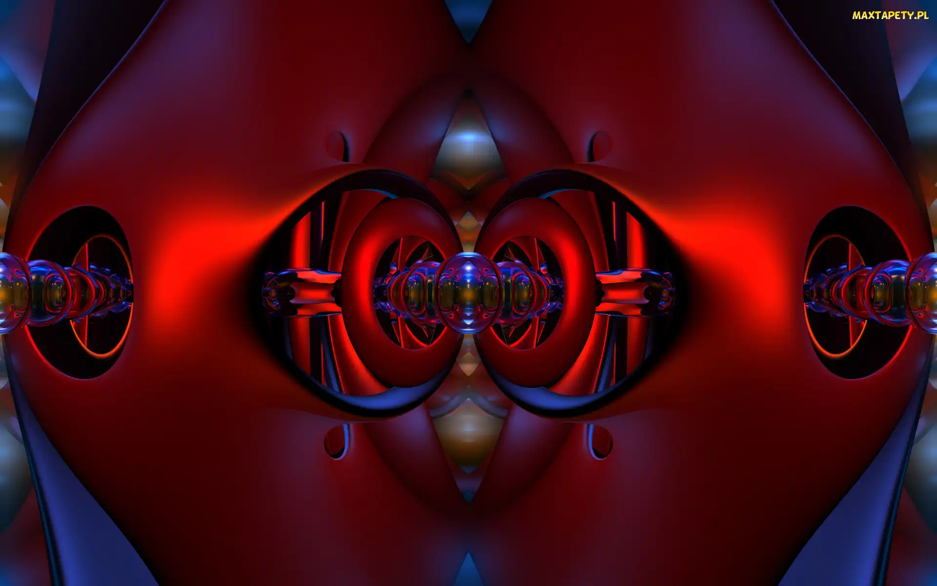 Abstrakcja, Oczy, Grafika 3D