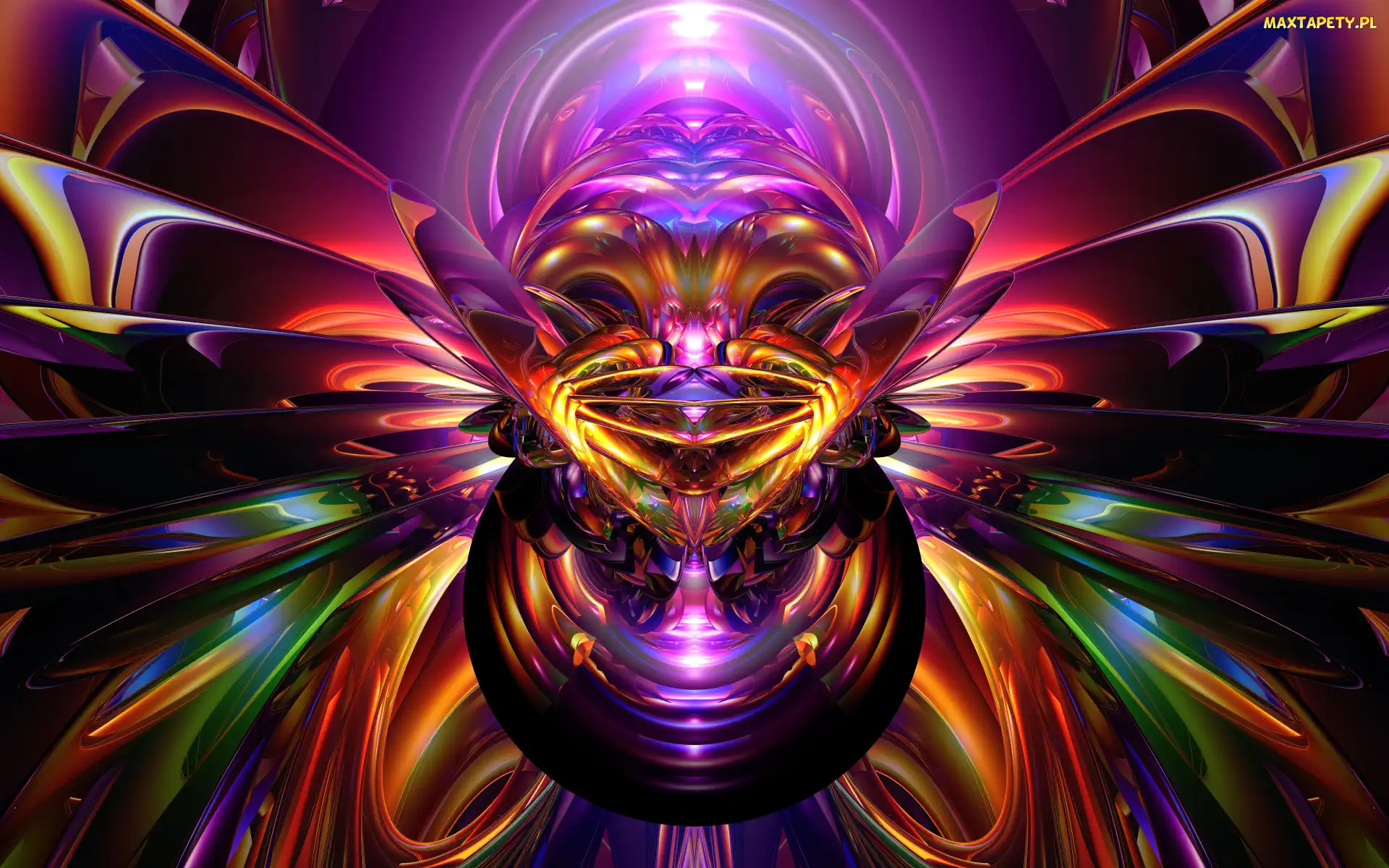 Abstrakcja, Maska, Grafika 3D