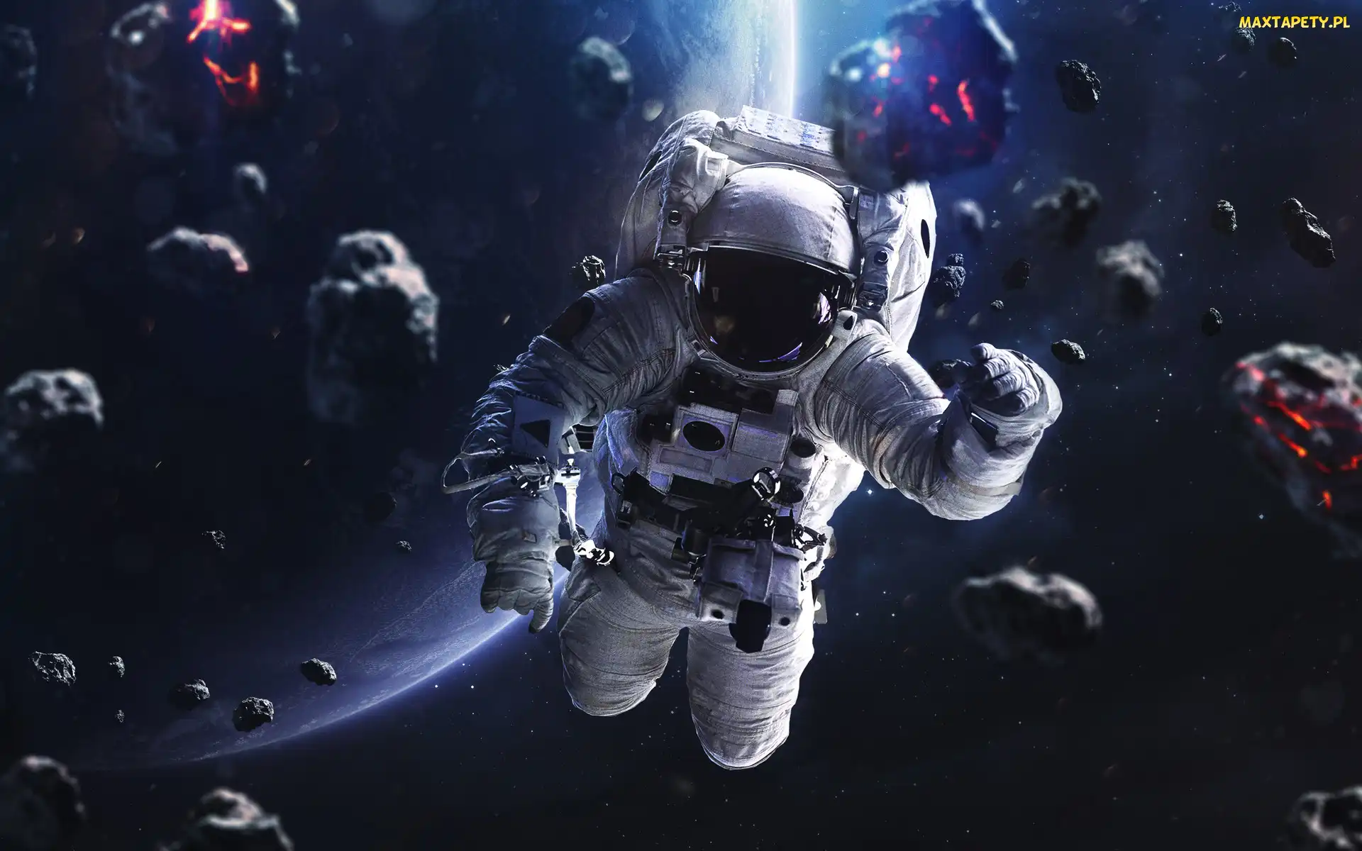 Astronauta, Kosmos, Meteoryty