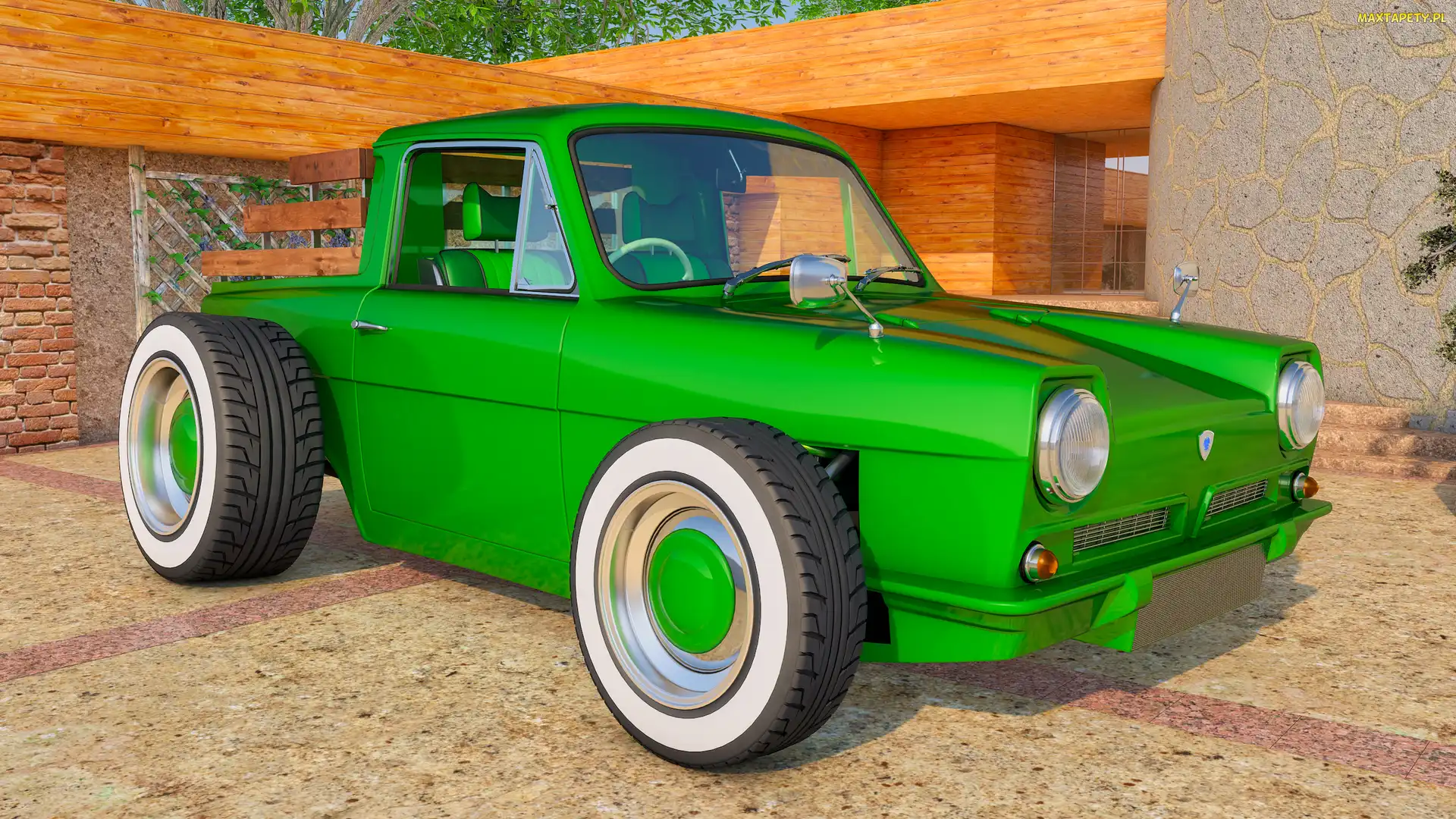 Reliant Regal Custom, 1972, Zielony