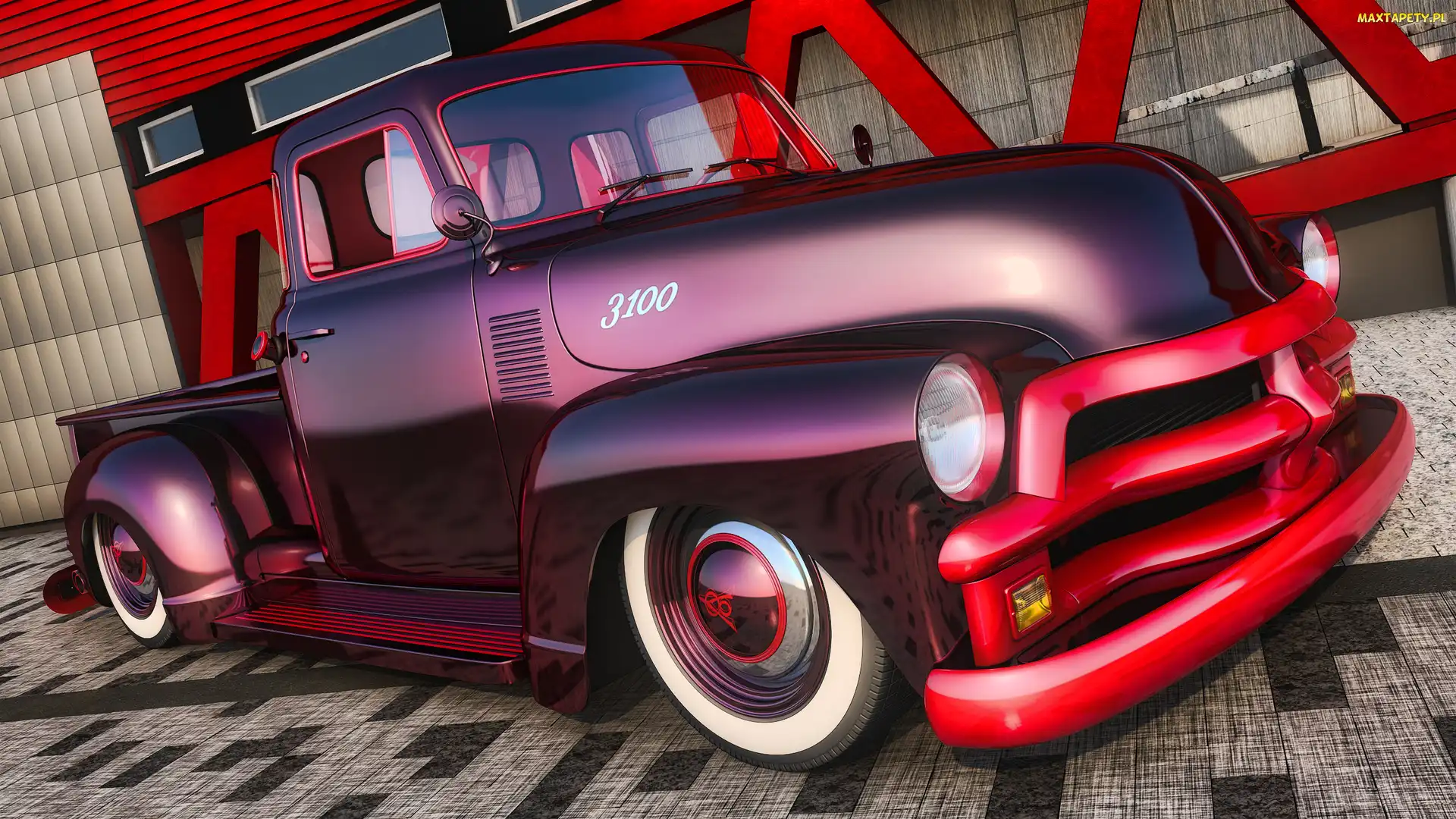 Bok, 1954, Zabytkowy, Chevrolet 3100 Pickup
