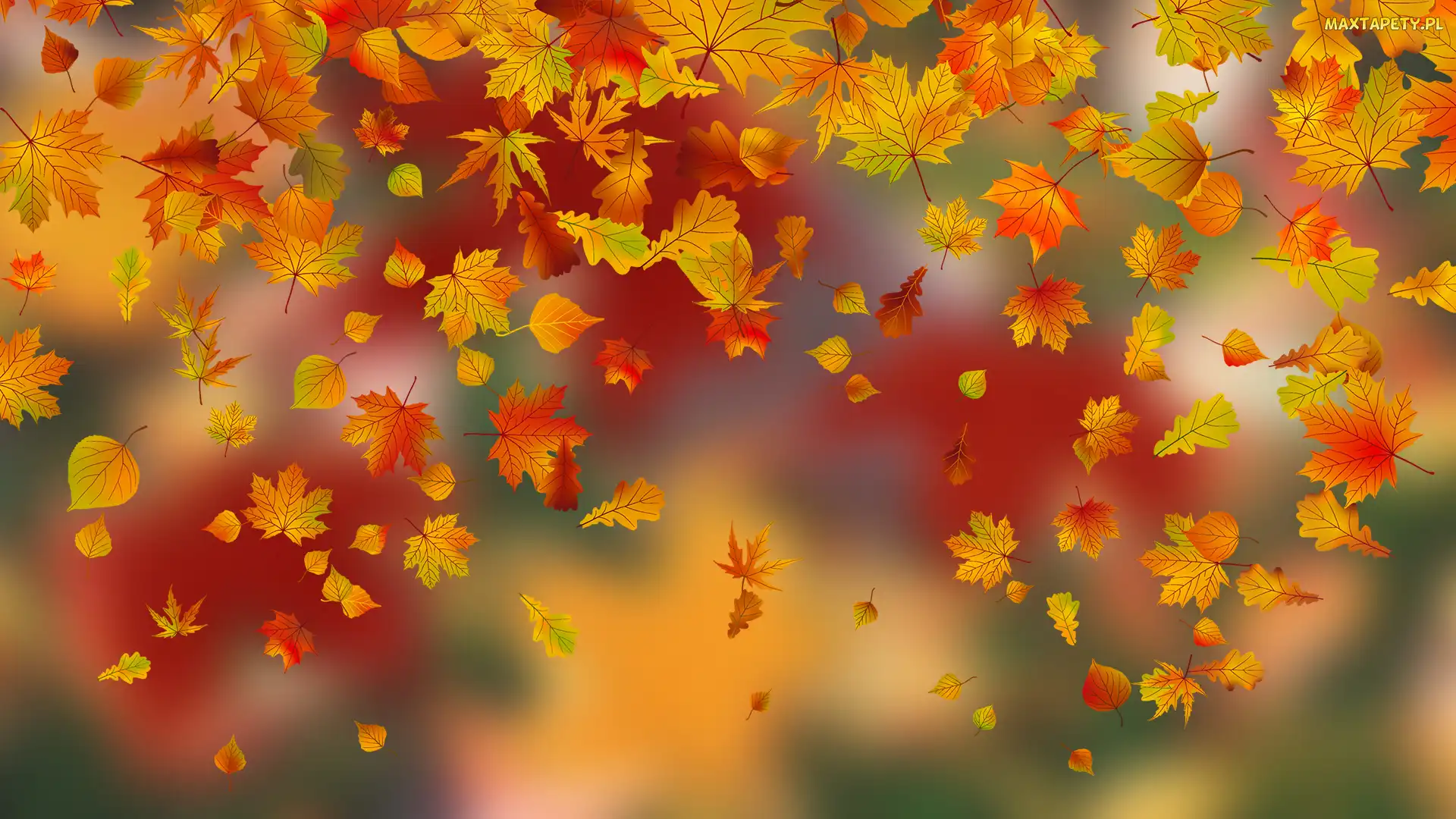 Grafika 2D, Liście, Jesienne