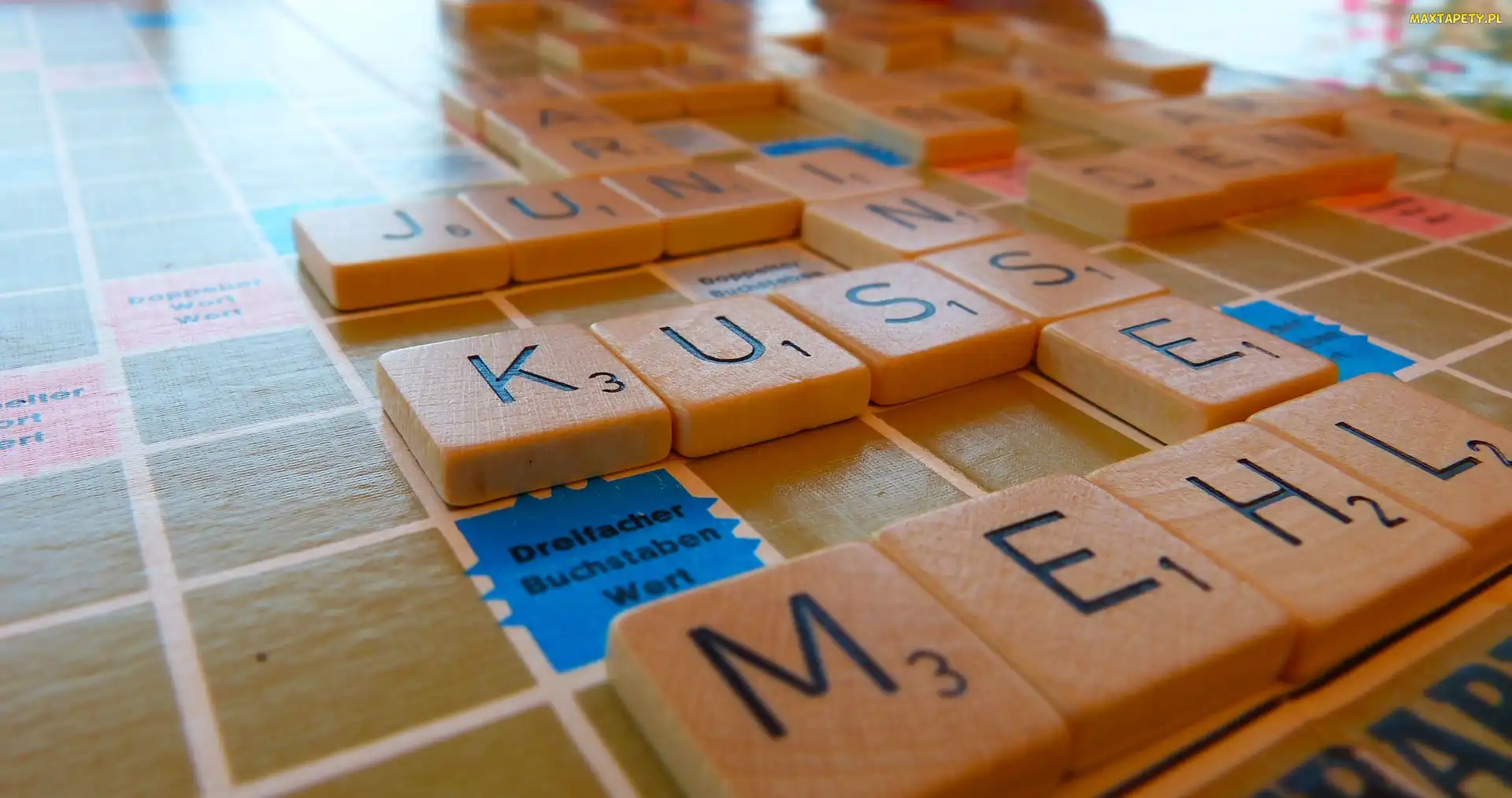 Płytki, Plansza, Scrabble