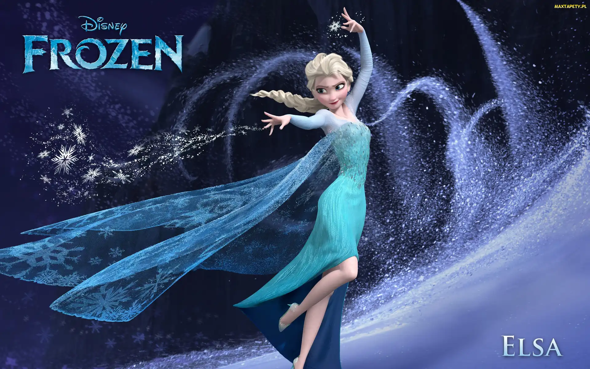 Elsa, Śnieg, Kraina lodu, Bajka, Frozen, Zima