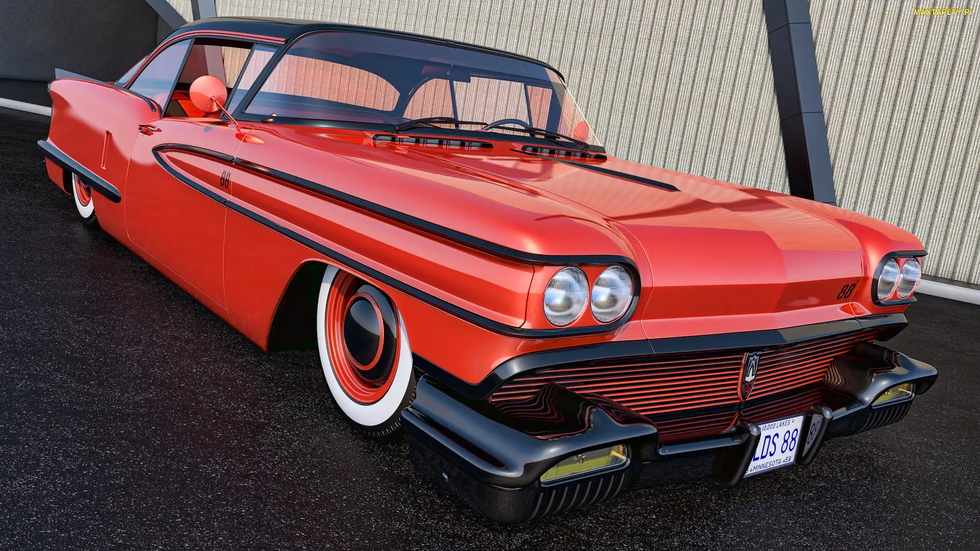 1958, Zabytkowy, Oldsmobile 88 Coupe