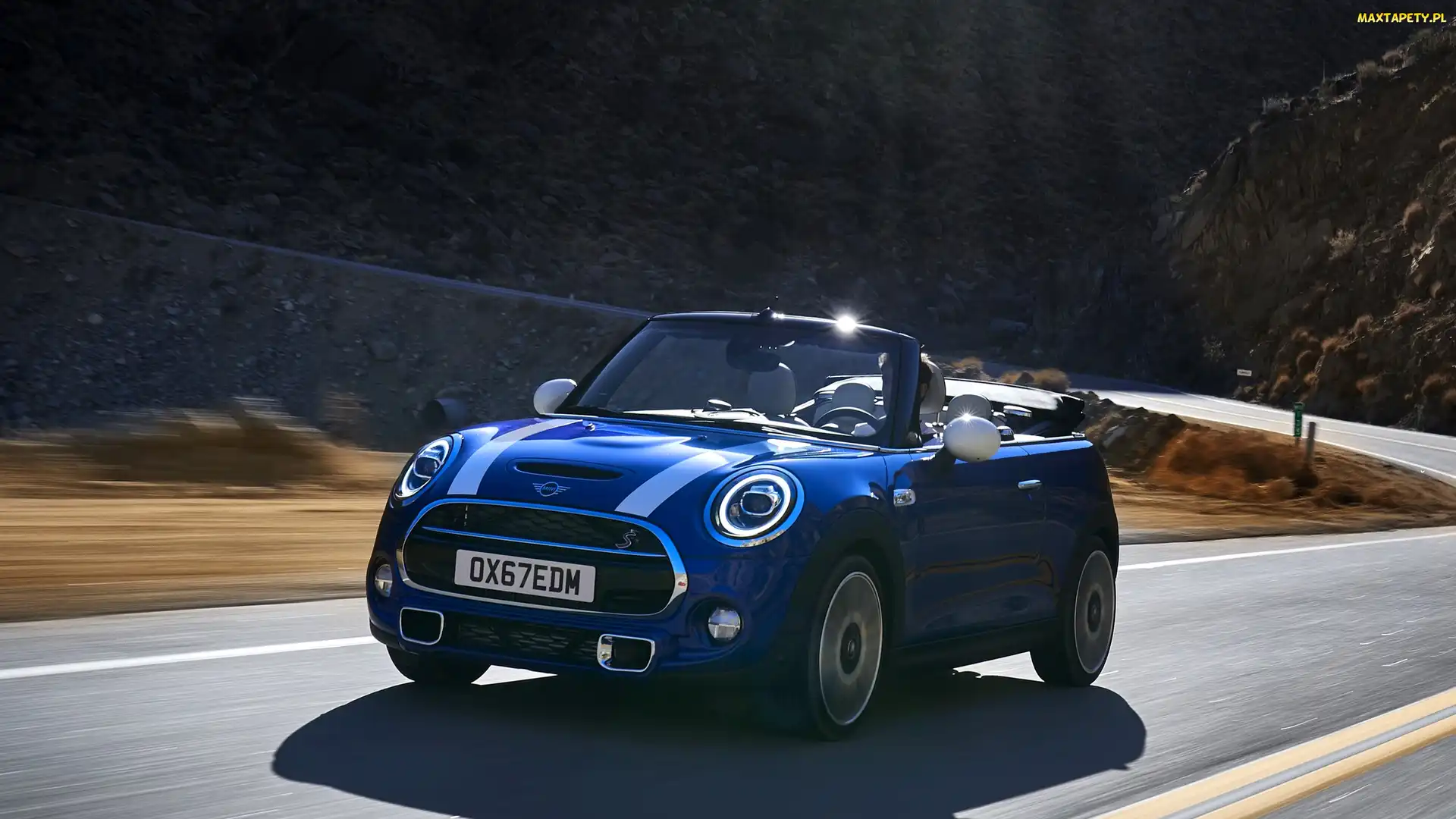 Mini Cooper S Convertible, 2019, Niebieski