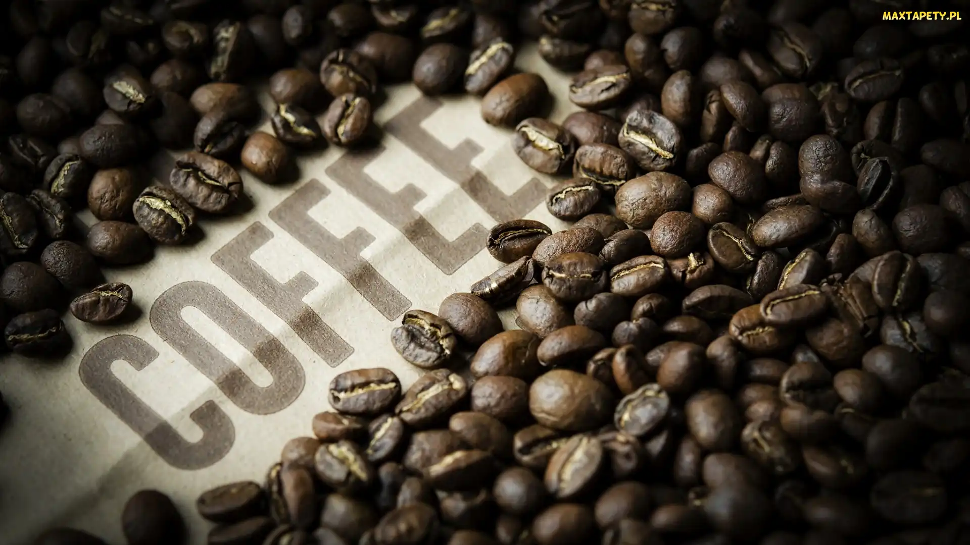 Coffee, Napis, Ziarna, Kawa