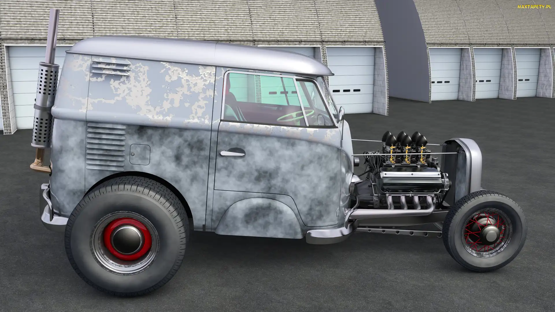 1950, Zabytkowy, Volkswagen T1 Rod