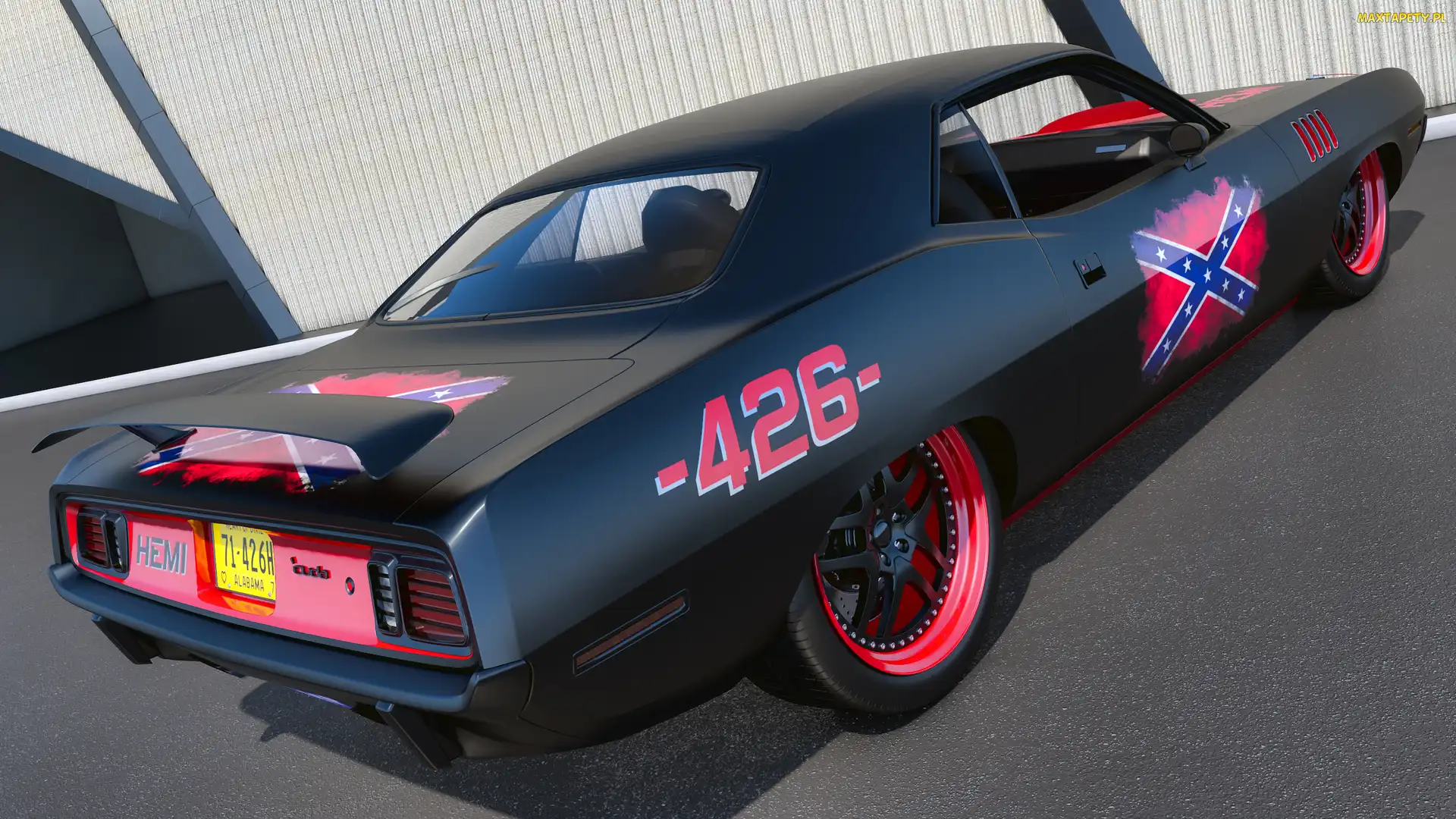 Zabytkowy, Bok, 1971, Plymouth Cuda 426