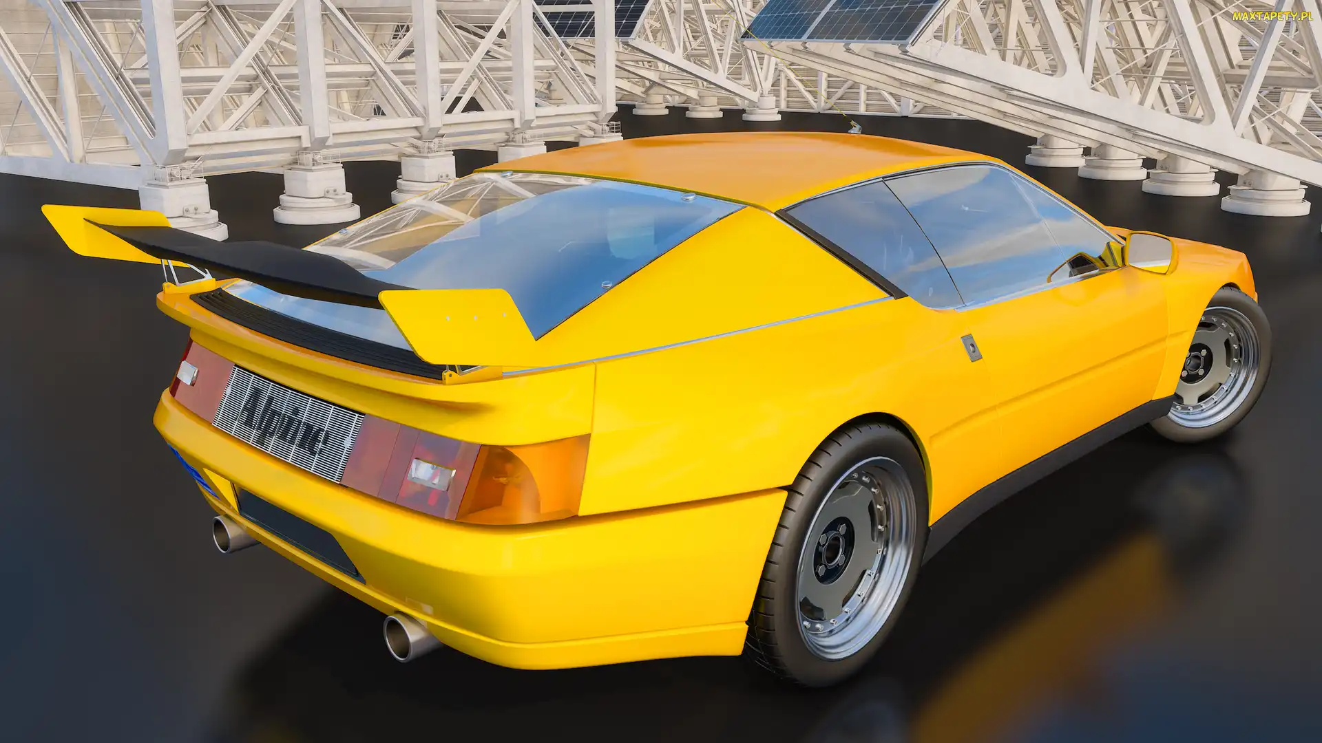Renault Alpine GTA, 1990, Żółty