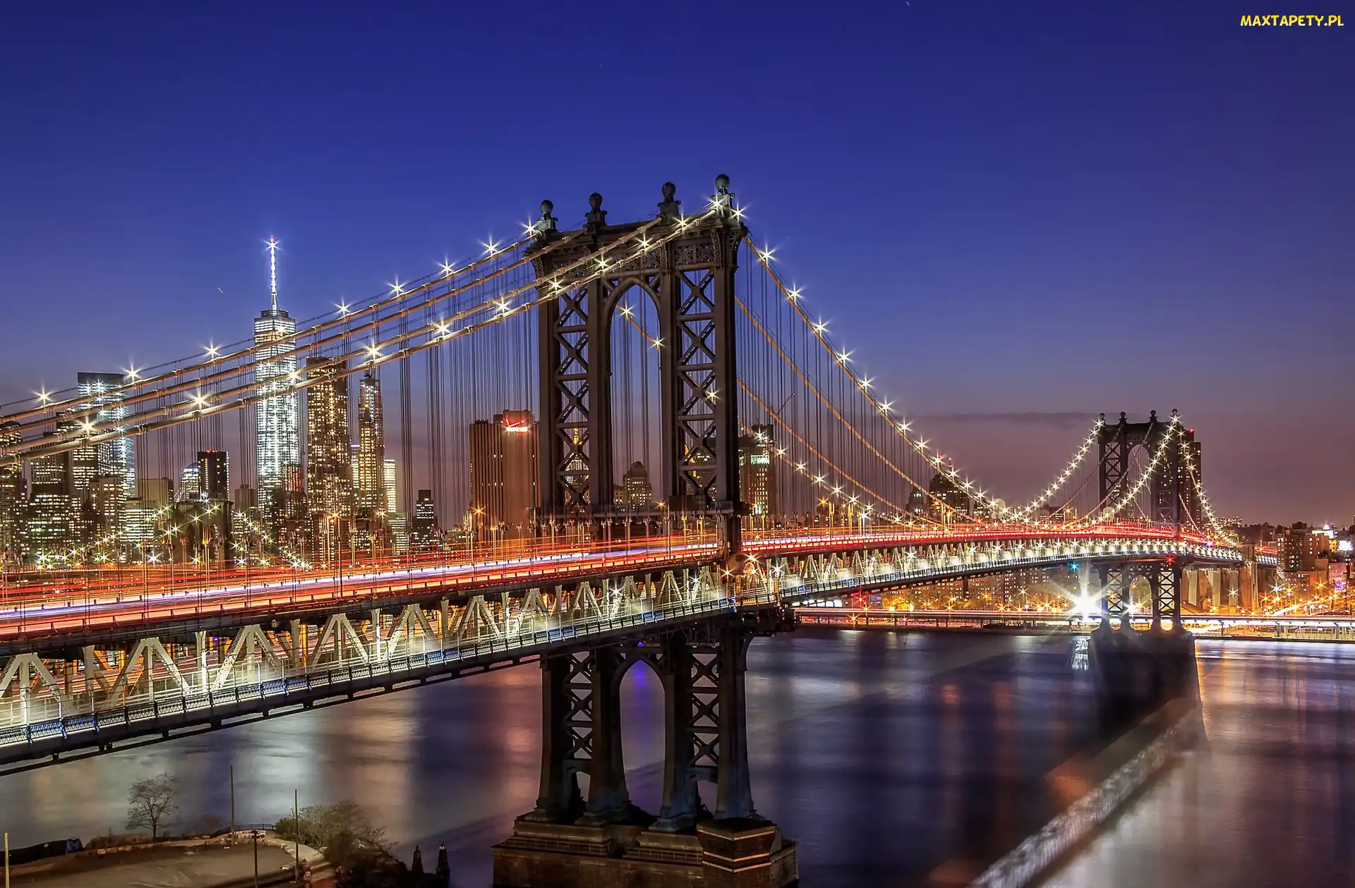 Stany Zjednoczone, Most Manhattan Bridge, Manhattan, Cieśnina East River, Nowy Jork