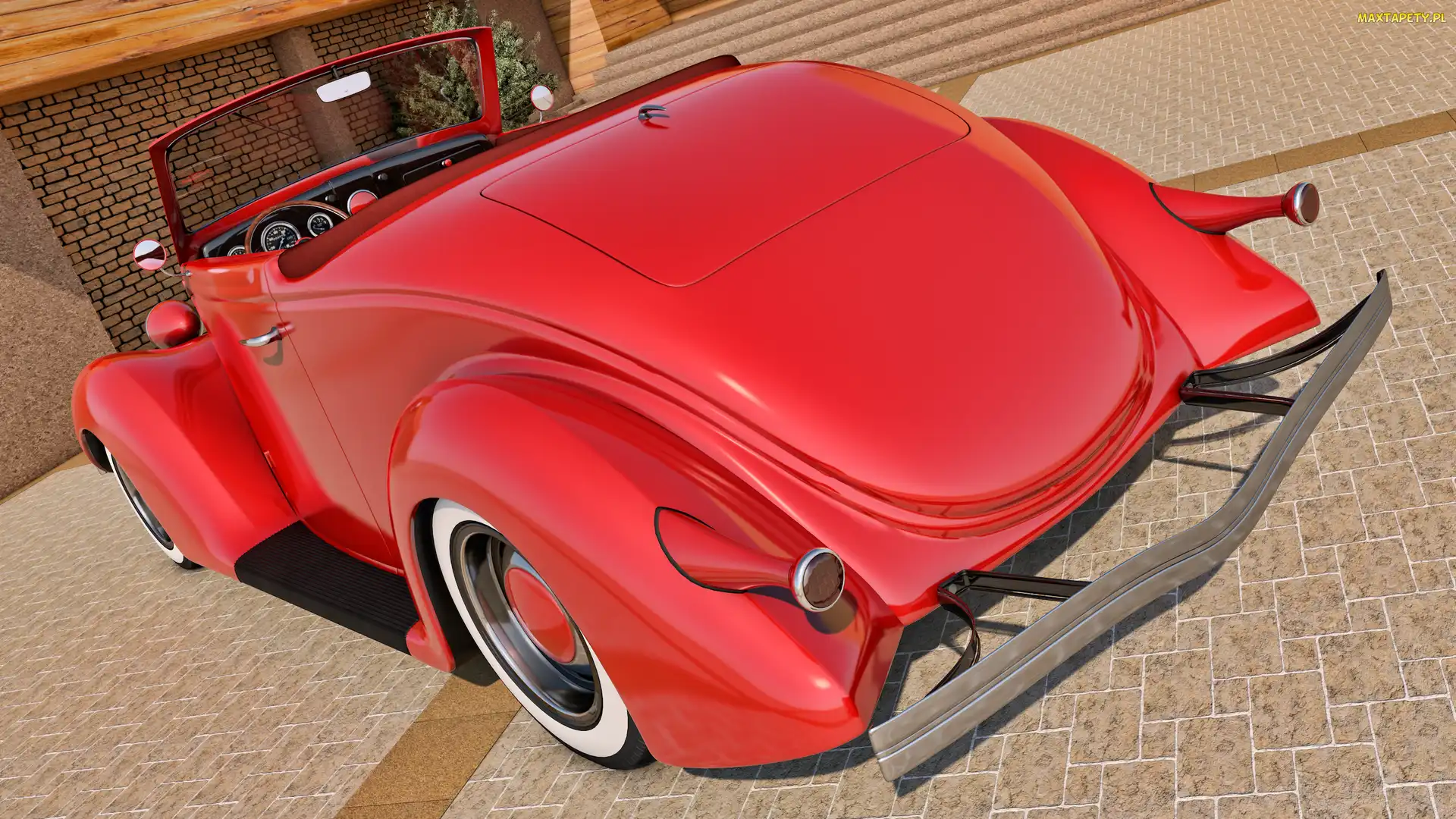1936, Zabytkowy, Ford Roadster