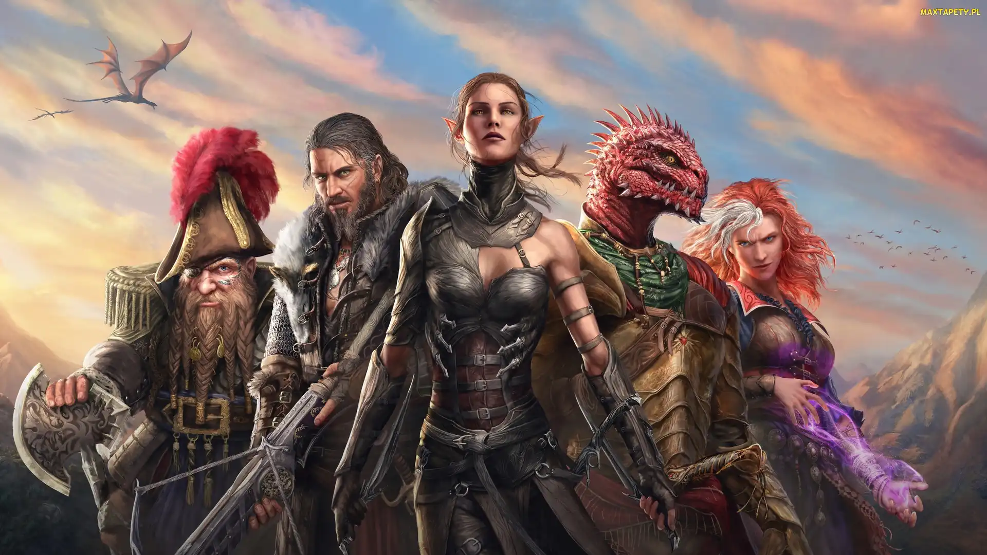 Postacie, Divinity Original Sin II, Lohse, Ifan Ben-Mezd, Sebille, Czerwony Książę - Jaszczuroludź, Beast - Marcus Miles