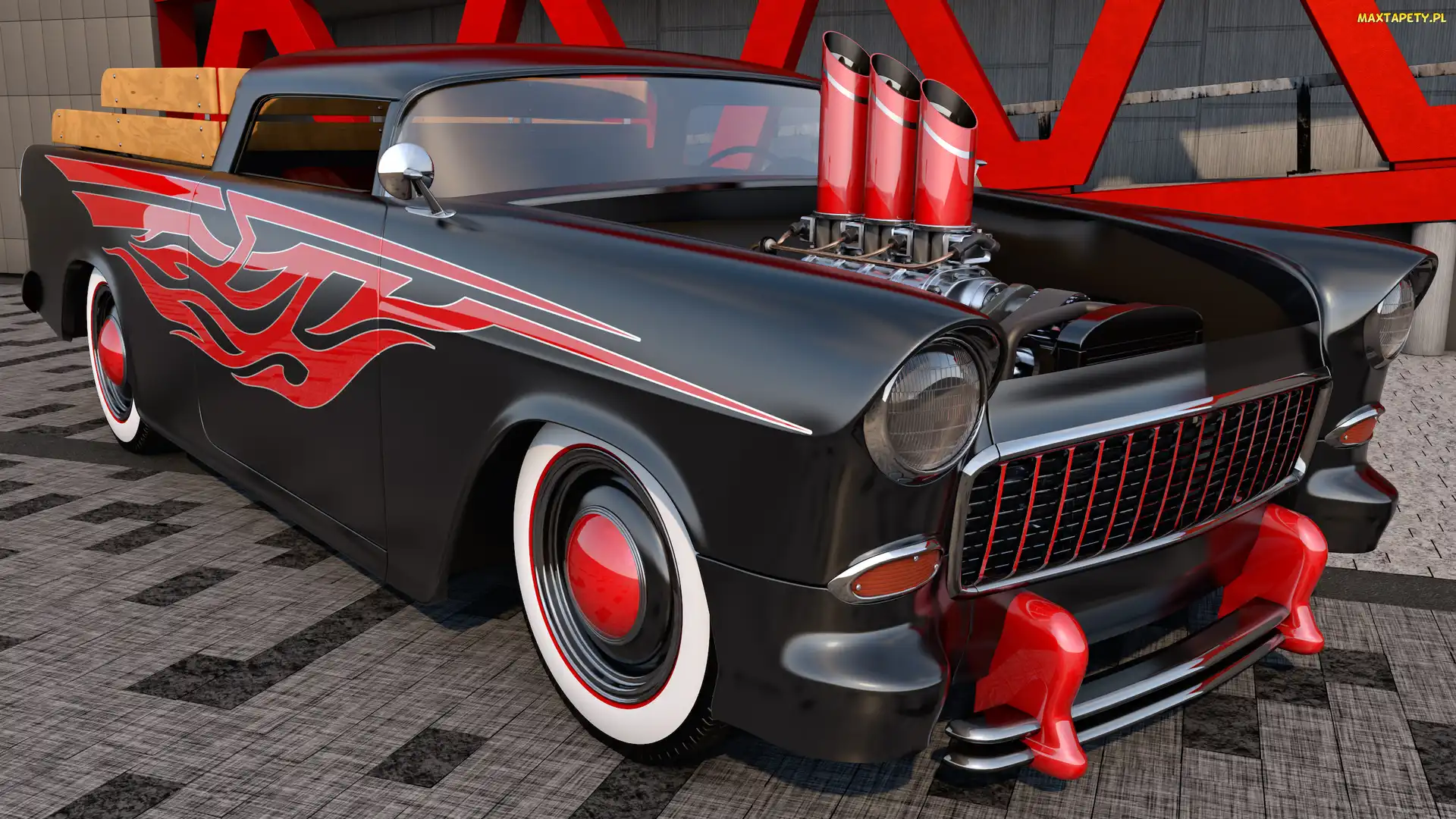 Chevrolet Bel Air Nomad Custom, 1955, Zabytkowy
