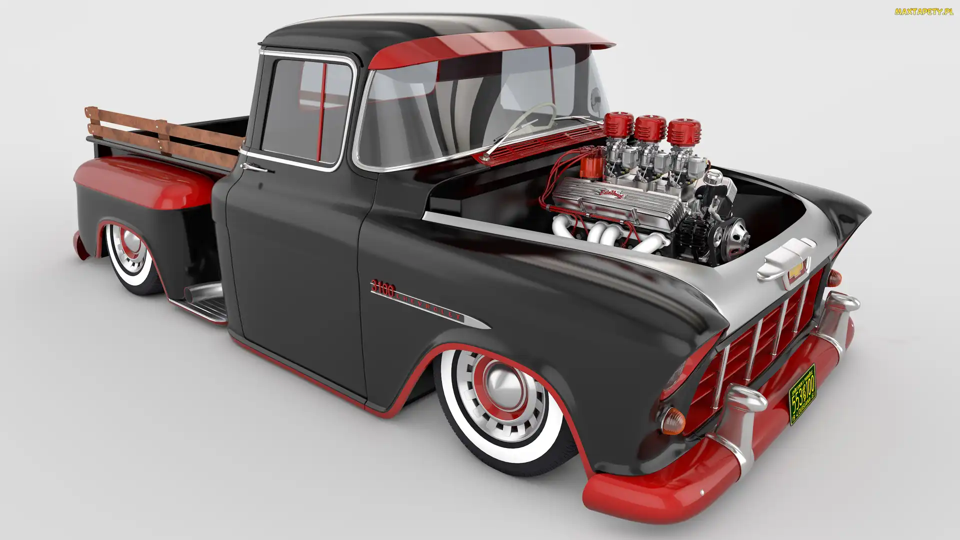 1955, Zabytkowy, Chevrolet 3100 Custom