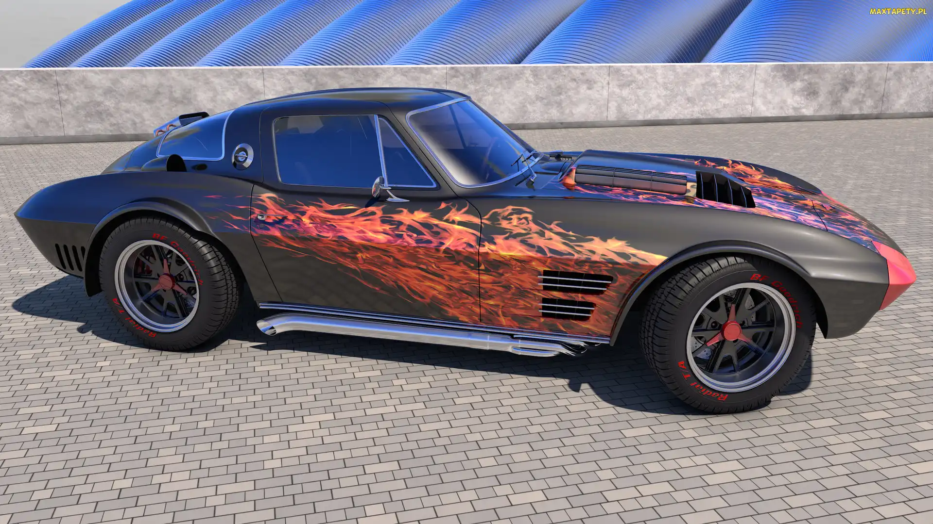 Zabytkowy, 1964, Chevrolet Corvette Grand Sport
