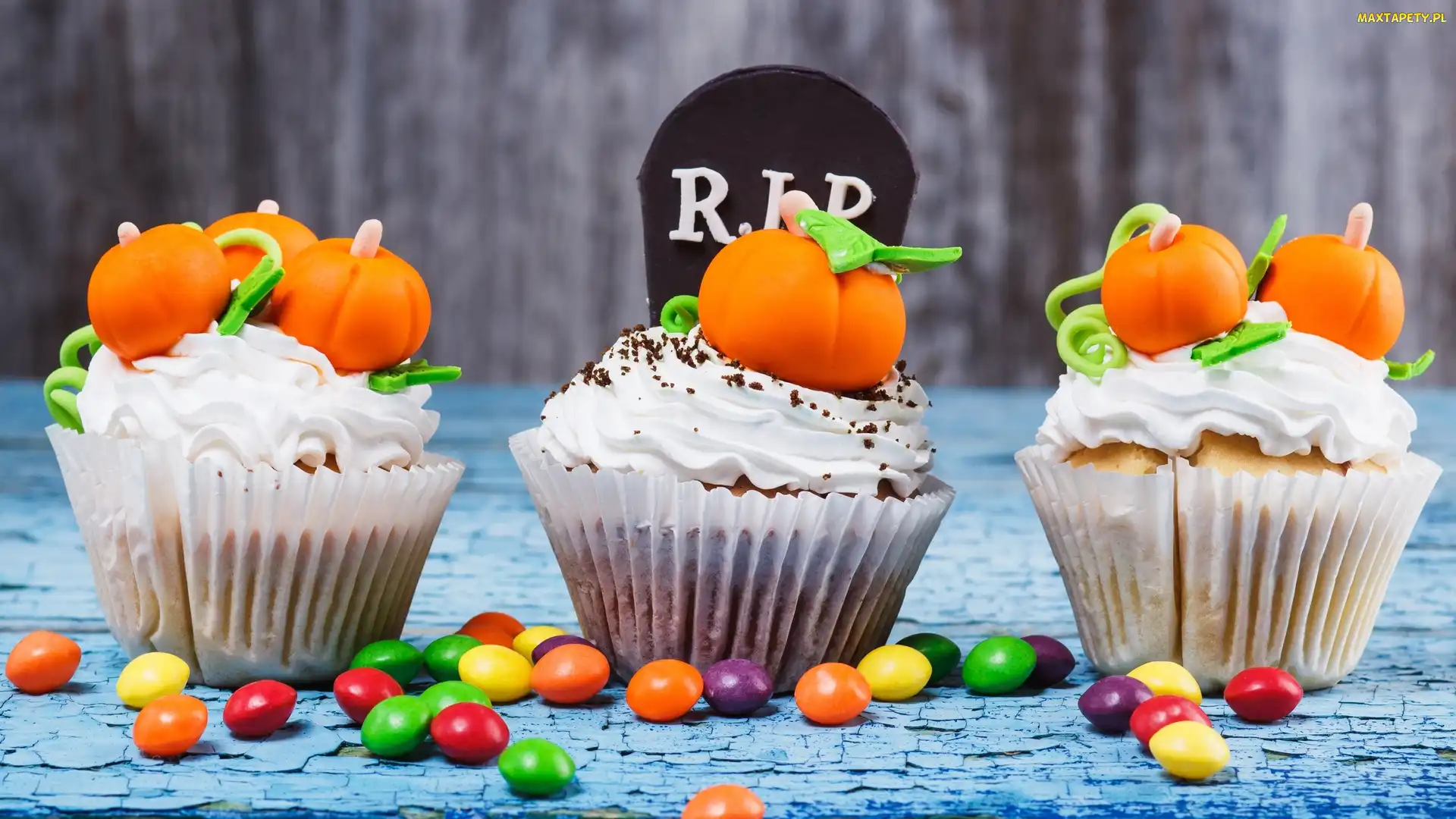 Babeczki, Halloween, Trzy