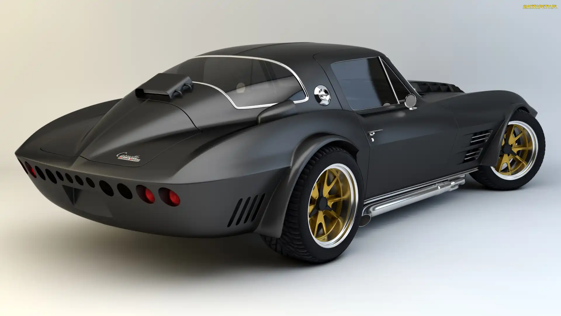 3D, Zabytkowy, Chevrolet Corvette Grand Sport, 1964