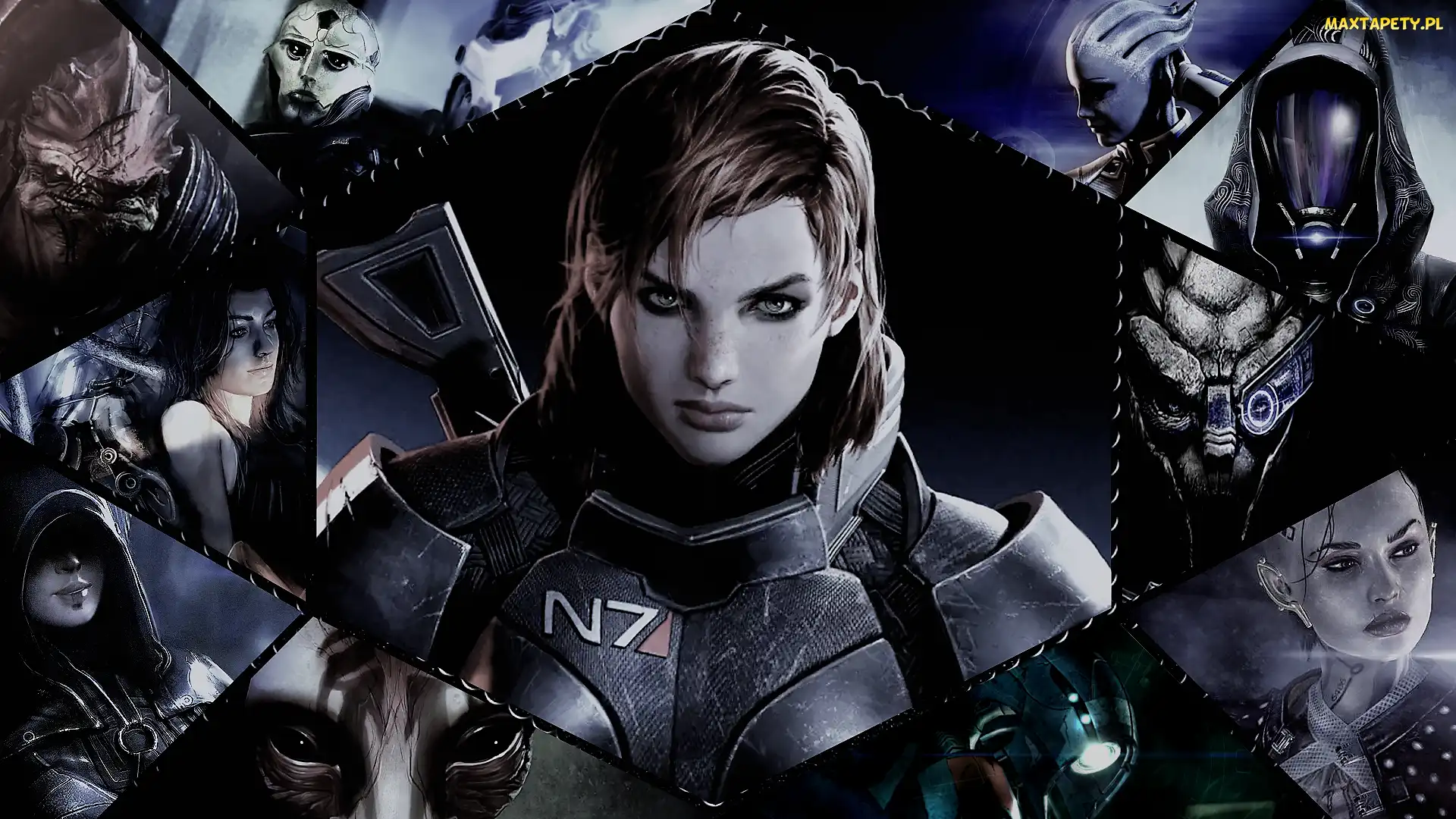 Trylogia, Thane Krios, Kasumi Goto, Urdnot Wrex, Mass Effect, Komandor Shepard, Liara TSoni, Garrus Vakarian, Tali Zorah, Postacie, Miranda Lawson, Mordin Solus, Jax