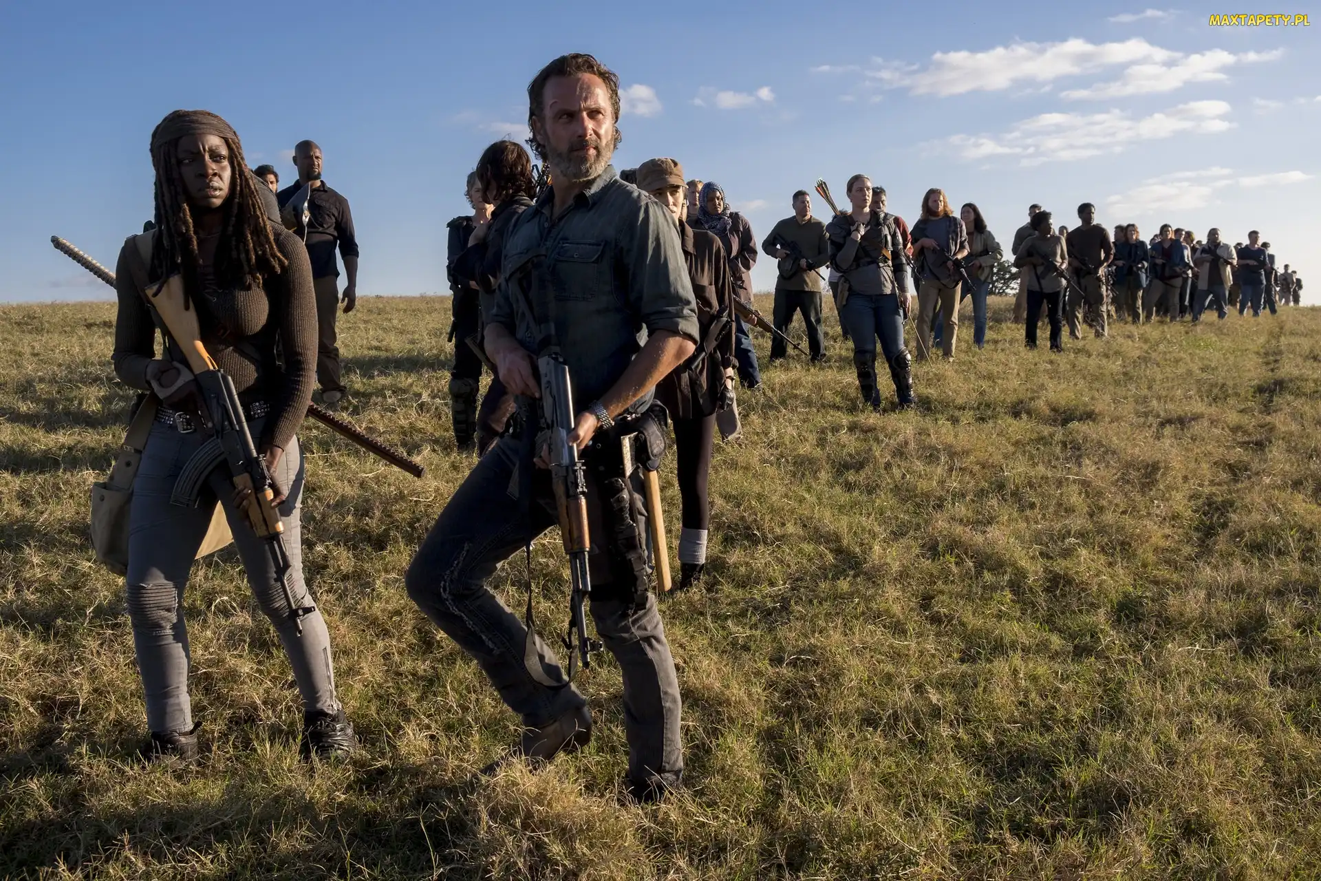 The Walking Dead, Michonne - Danai Gurira, Rick Grimes - Andrew Lincoln, Żywe trupy, Serial