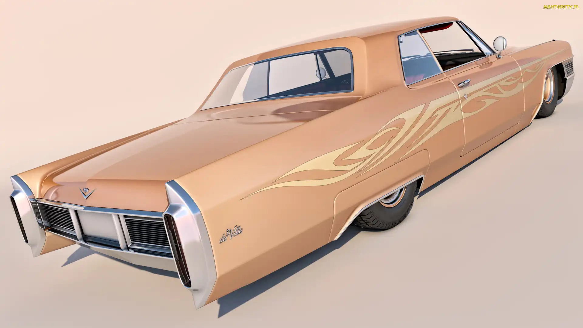 3D, 1965, Zabytkowy, Cadillac DeVille Coupe