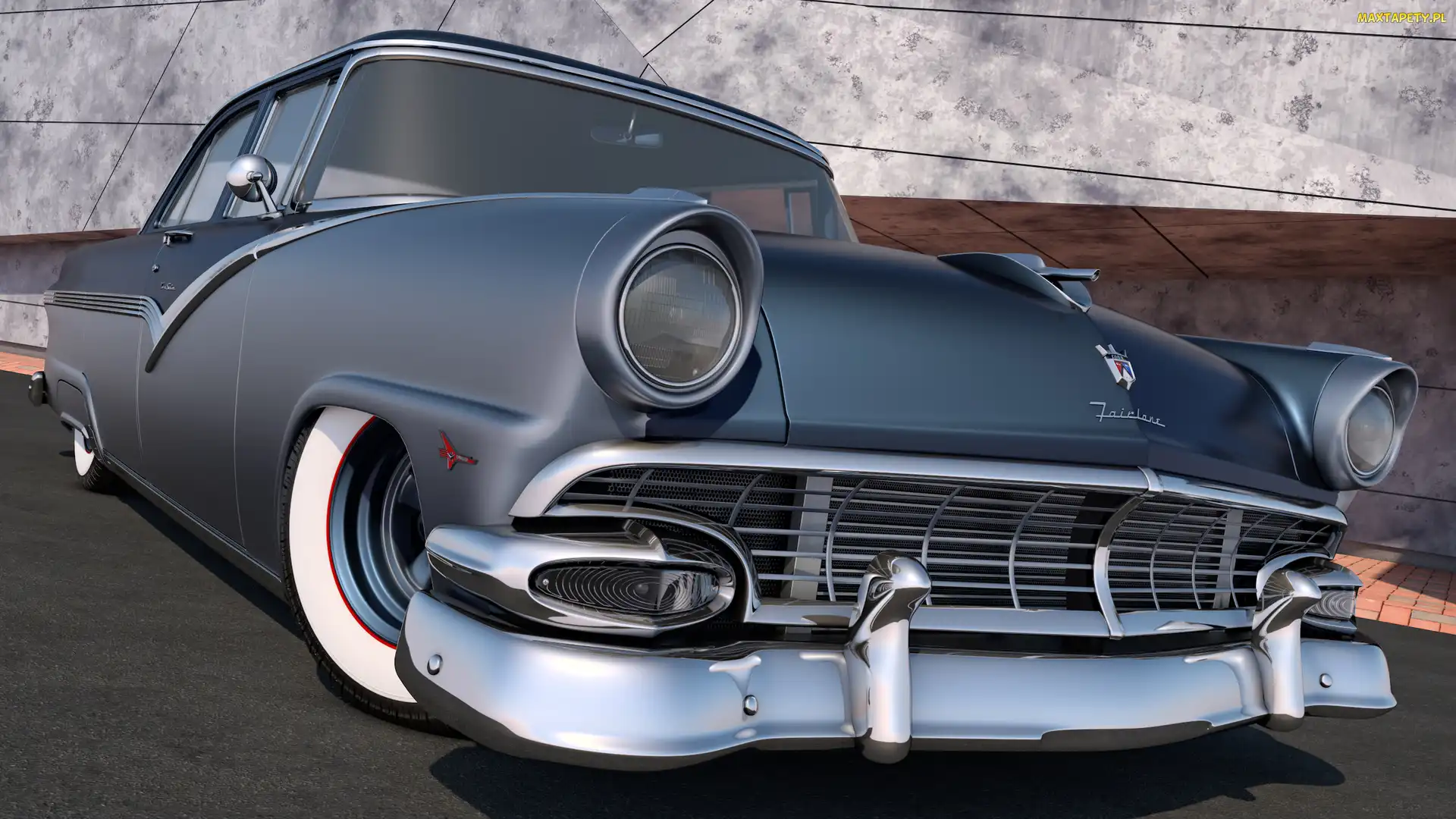 Zabytkowy, 1956, Ford Fairlane Town Sedan