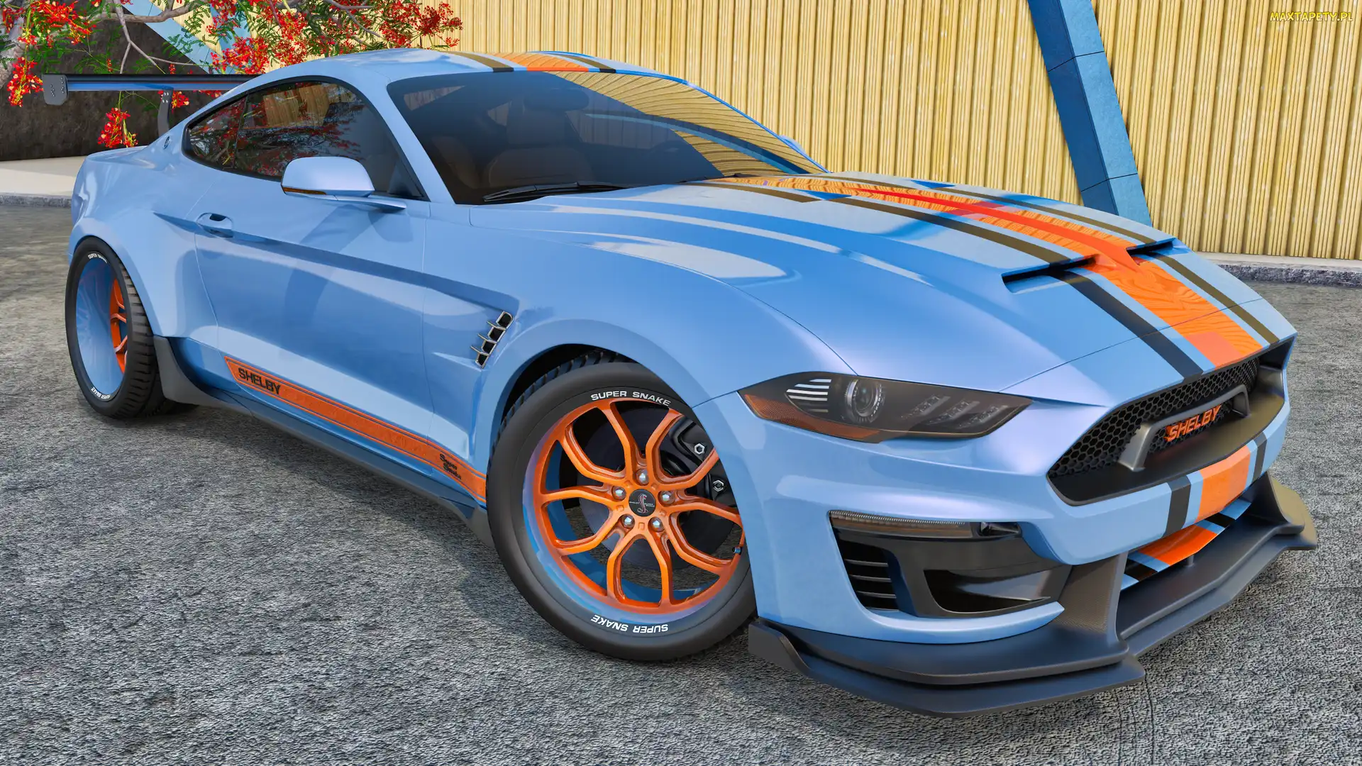Ford Mustang Shelby Super Snake, Niebieski