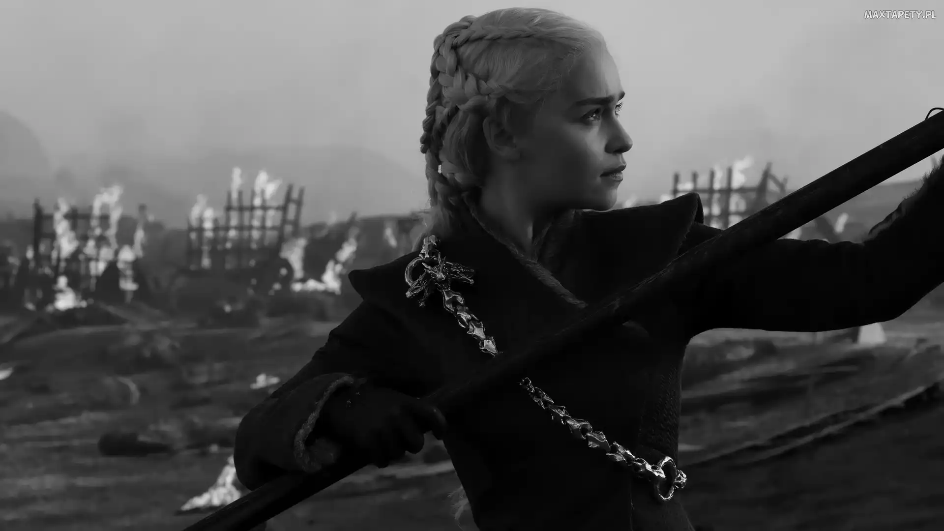 Gra o Tron, Daenerys Targaryen, Emilia Clarke, Game of Thrones, Serial