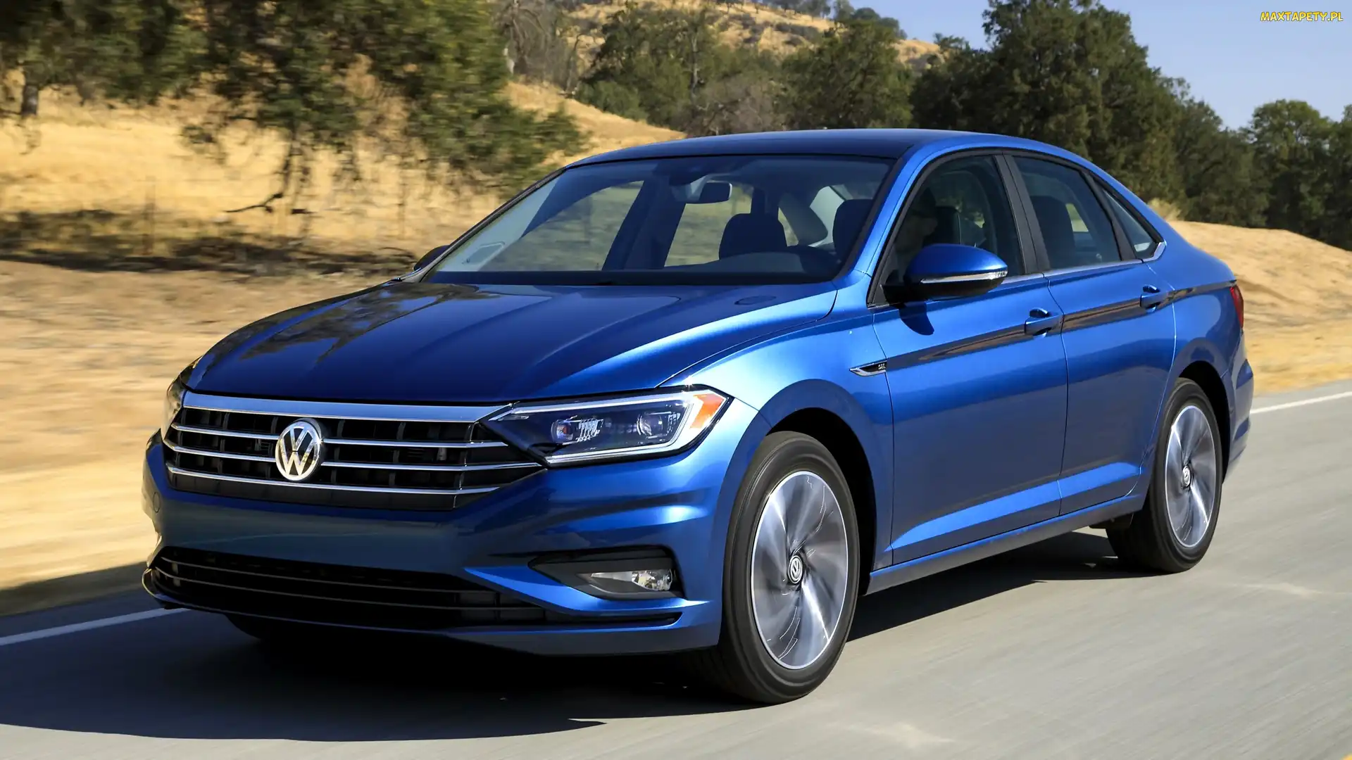 Volkswagen Jetta, Droga, Niebieski