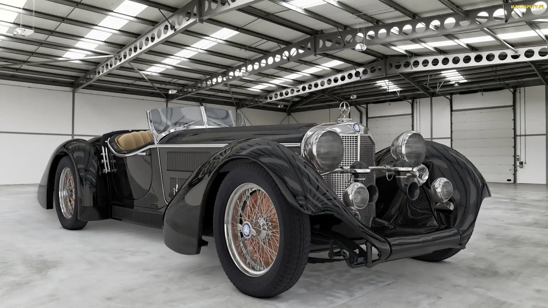 1930, Zabytkowy, Mercedes SSK Roadster