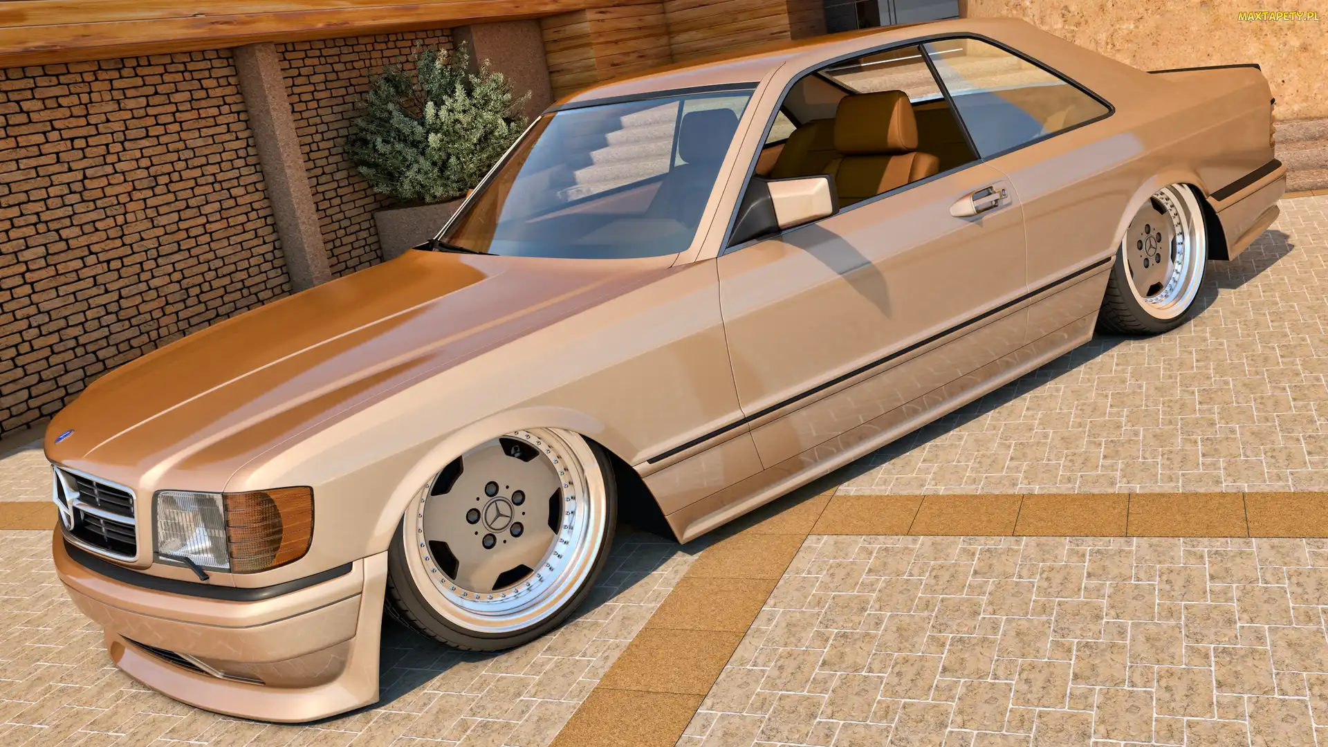 Mercedes Benz 560 SEC AMG, Bok, 1991