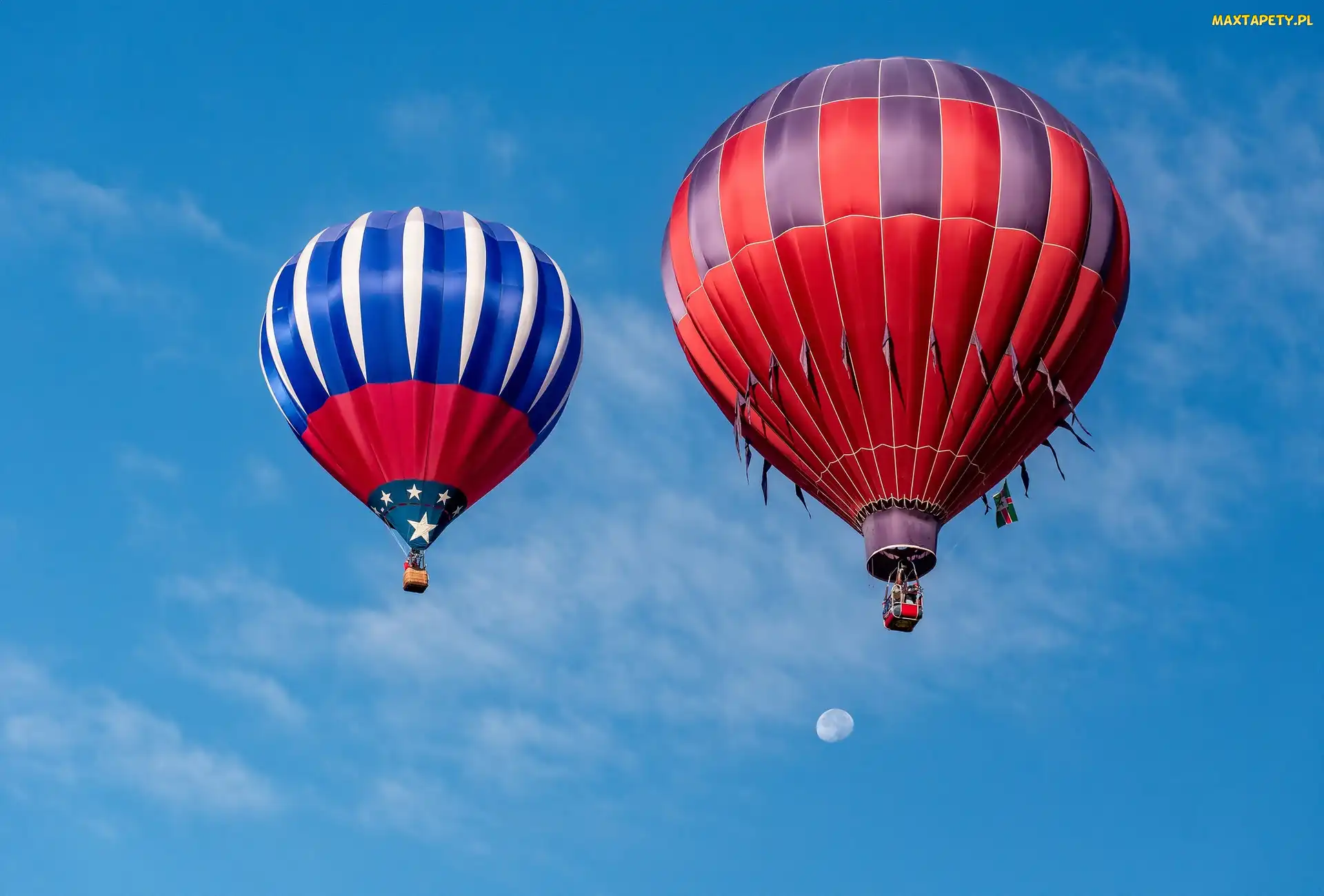 Niebo, Księżyc, Balony
