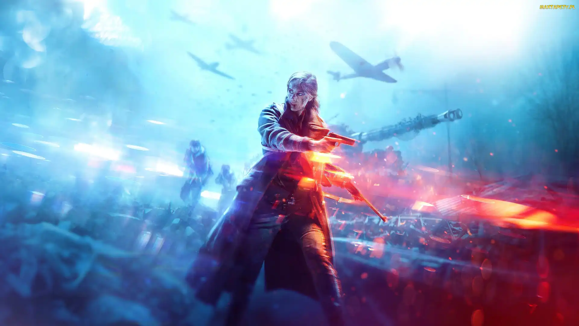 Walka, Broń, Battlefield V, Kobieta
