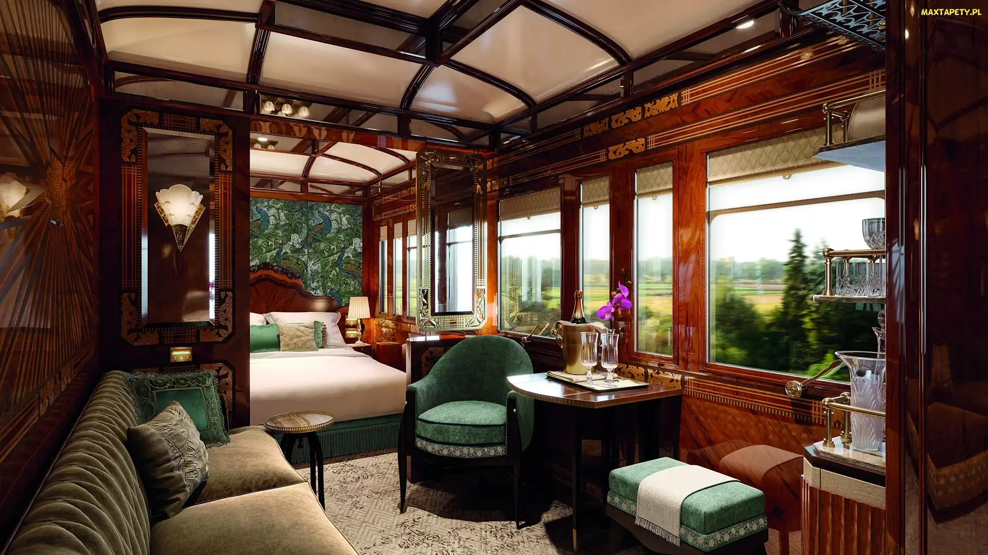 Wagon sypialny, Venice Simplon-Orient-Express, Luksusowy, Pociąg