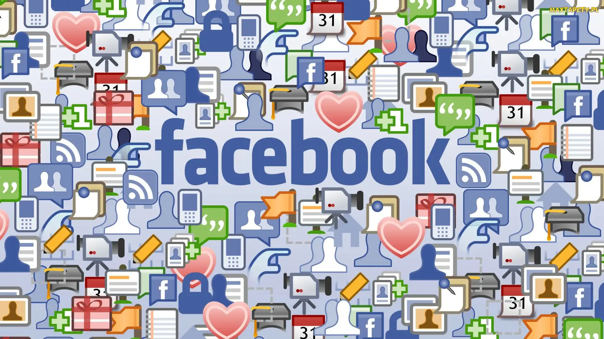 Społeczność, Sieć, Facebook, Tekstura