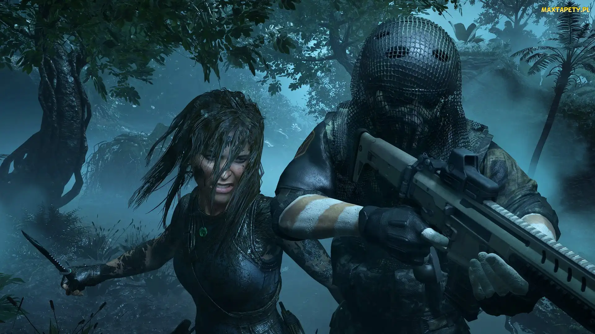 Żołnierz, Lara Croft, Gra, Shadow of the Tomb Raider