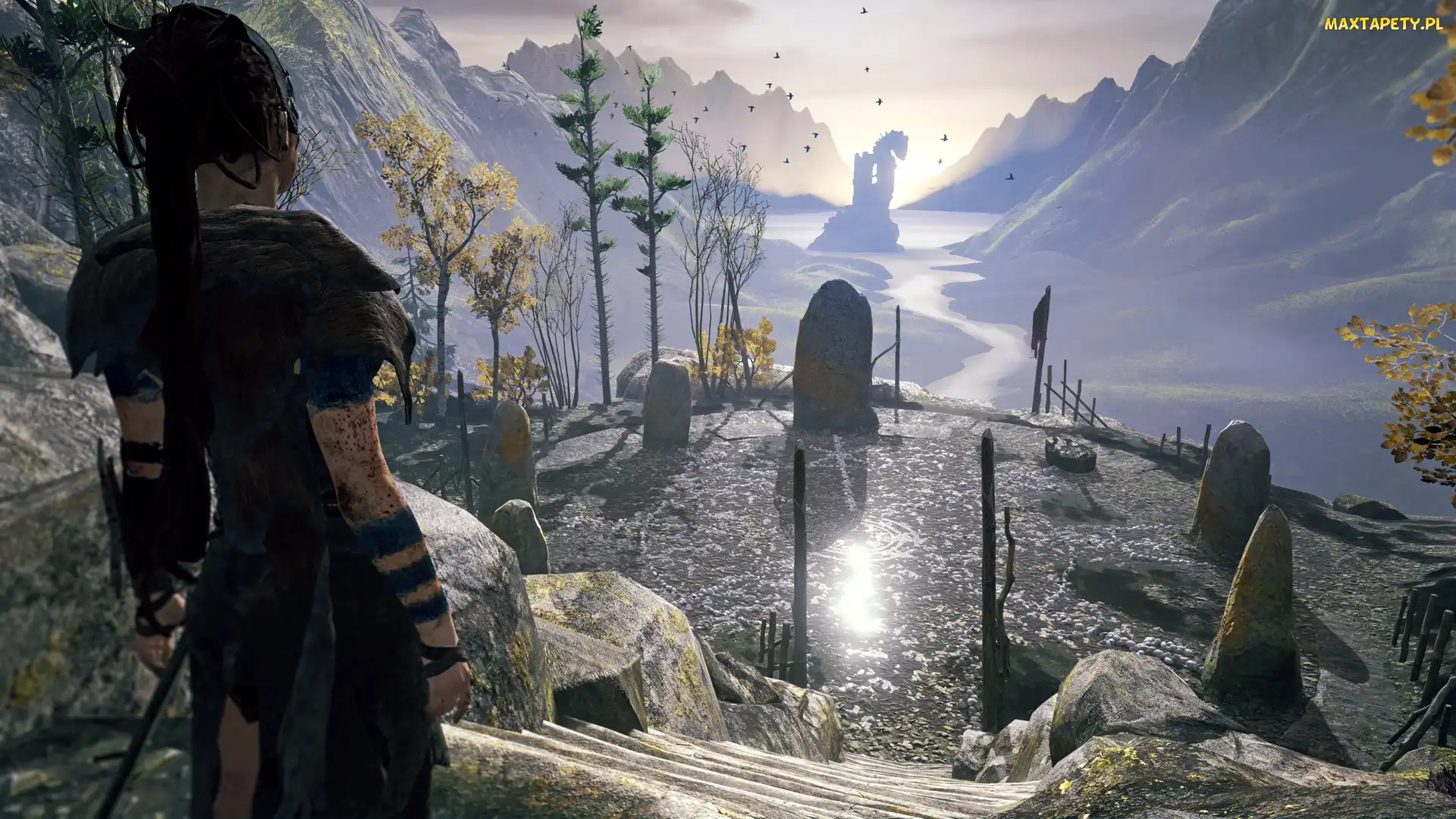 Hellblade Senuas Sacrifice, Góry, Senua, Wojowniczka, Gra