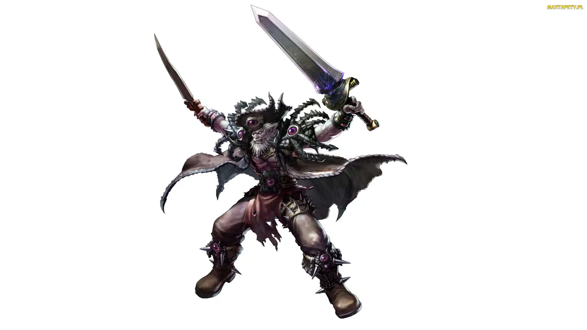 Soulcalibur, Białe tło, Cervantes de Leon, Pirat, Gra