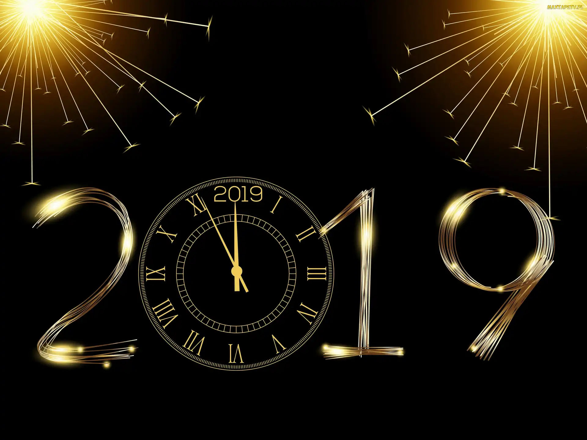 2019, Zegar, Nowy Rok