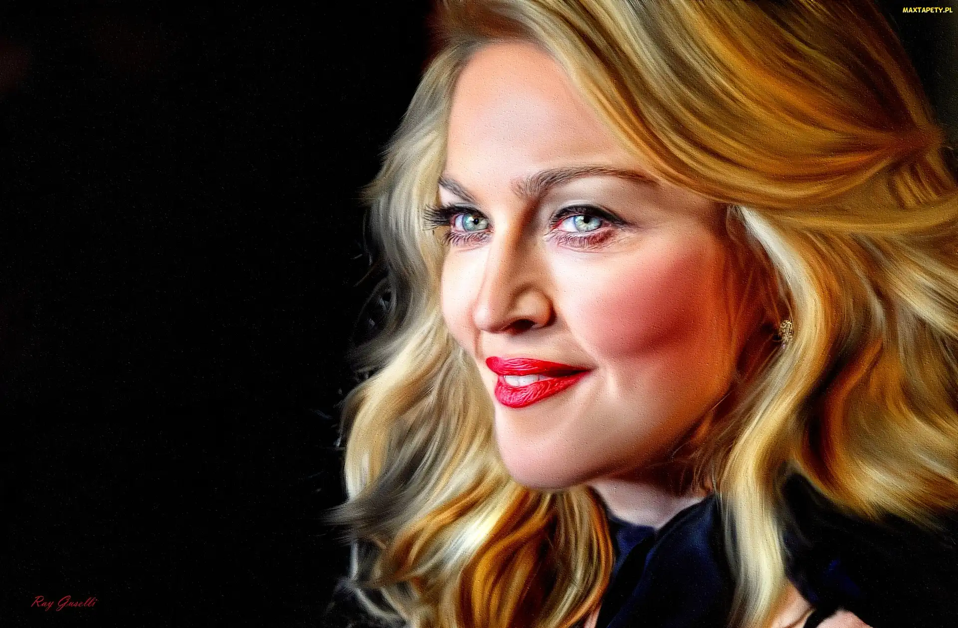 Kobieta, Grafika, Piosenkarka, Madonna, Blondynka