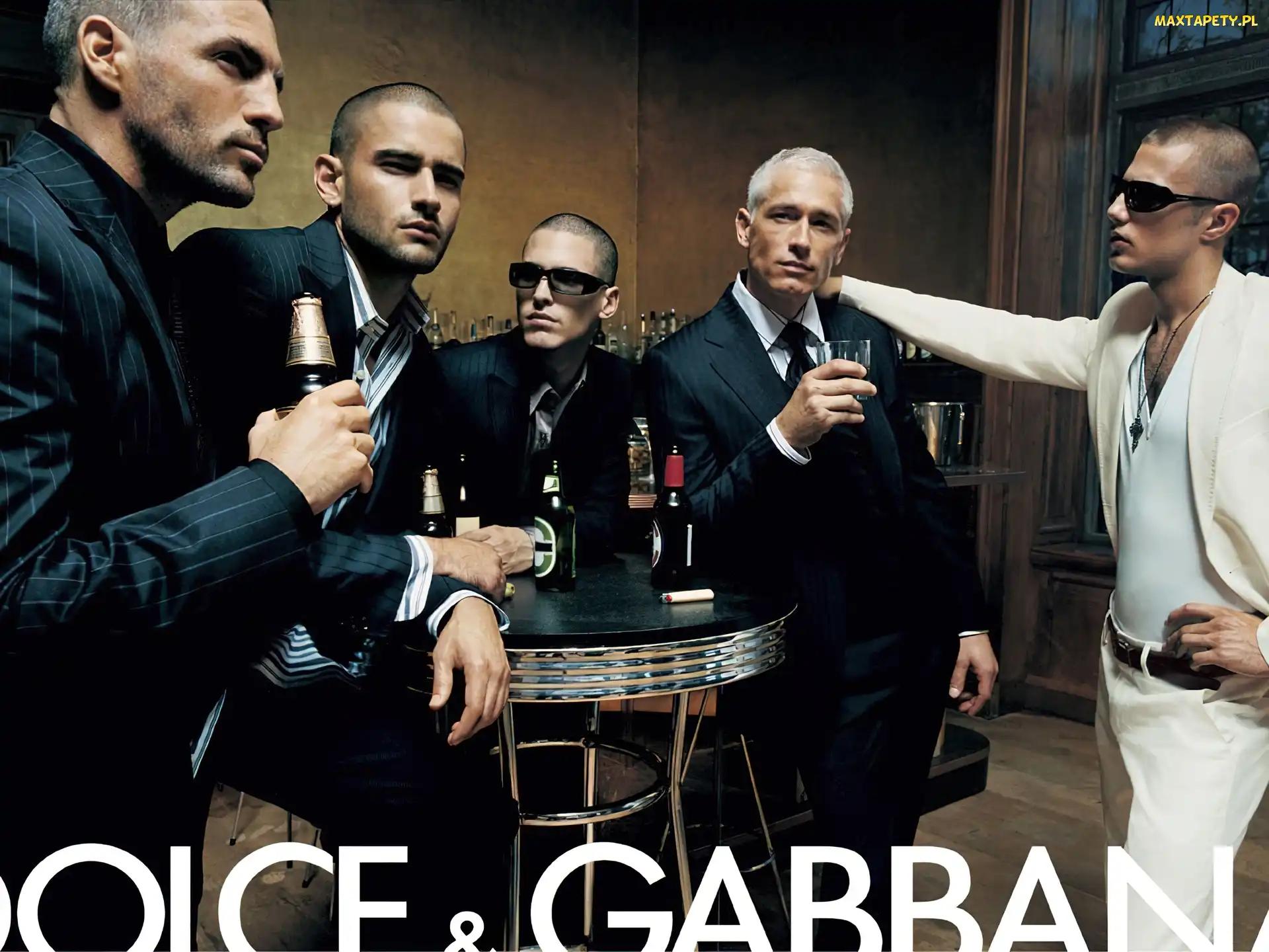 mężczyźni, butelki, krawat, garnitur, Dolce And Gabbana